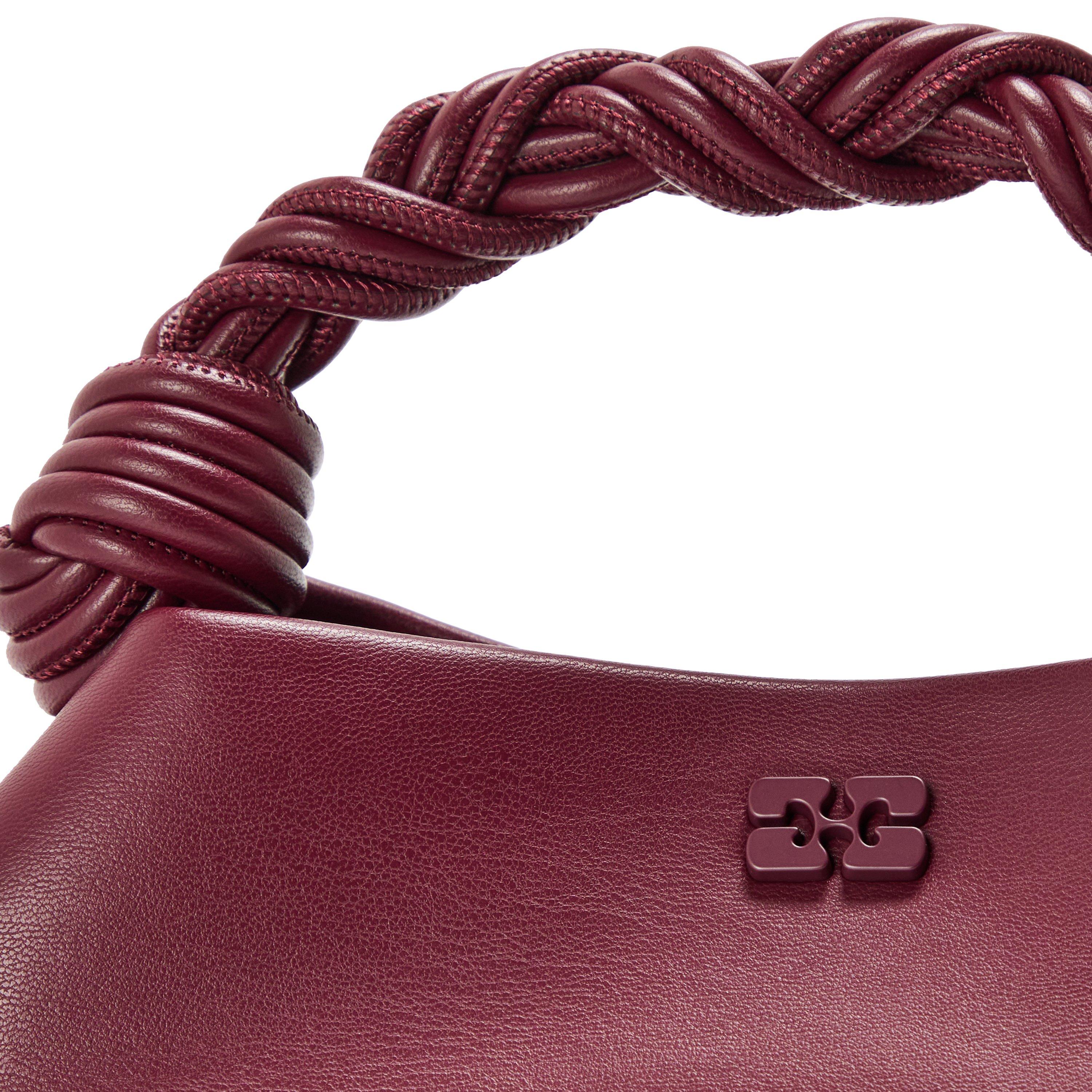 Burgundy - Ganni - Ganni Bou Bag Sml Ld62 - 3