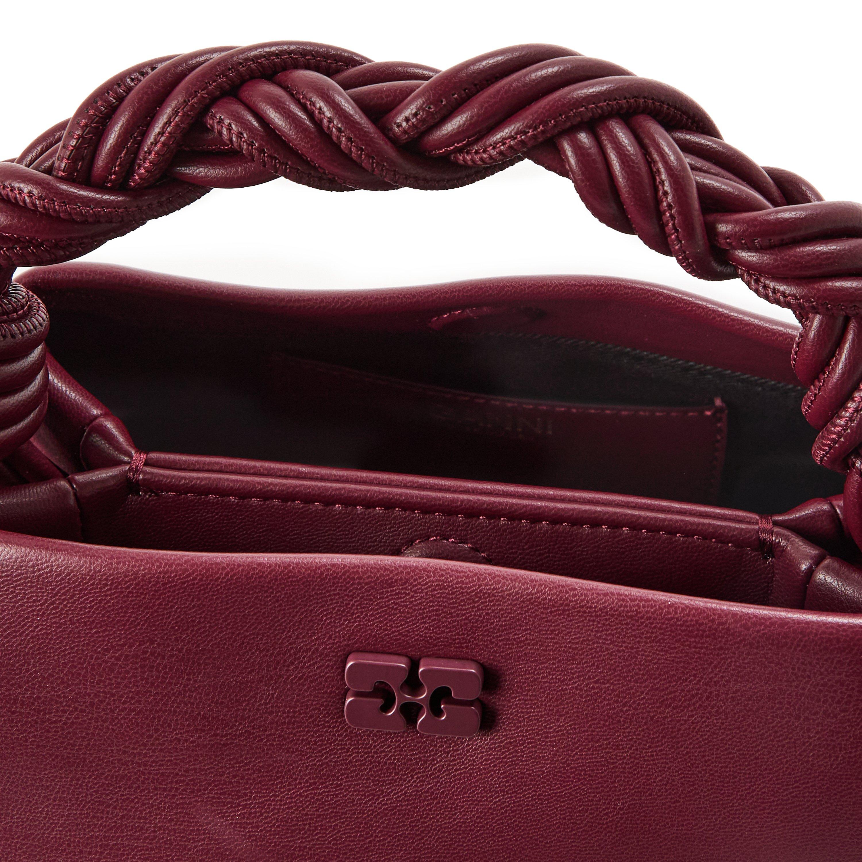Burgundy - Ganni - Ganni Bou Bag Sml Ld62 - 4