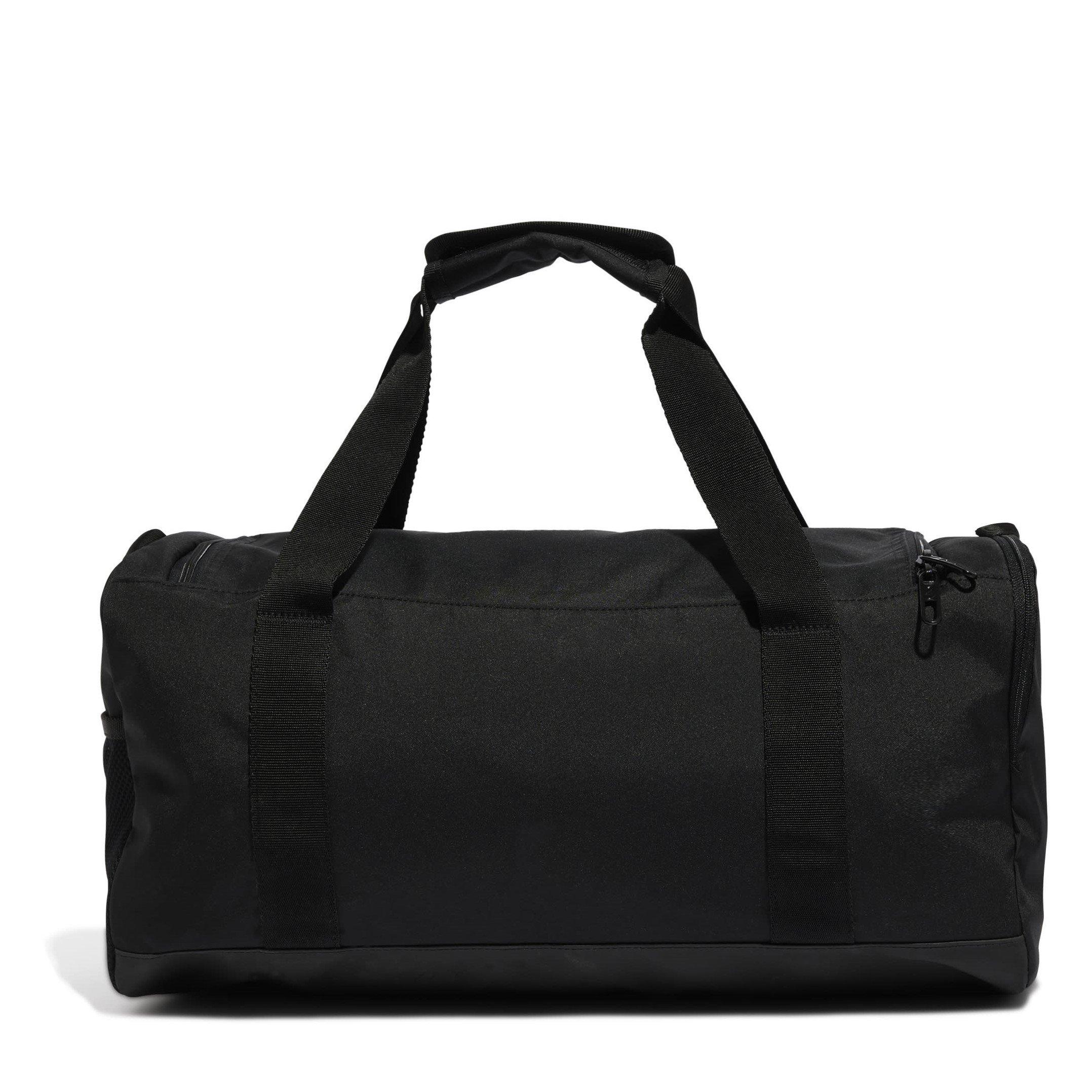 Black/Blk/White - adidas - Essentials Logo Small Duffle Bag - 2