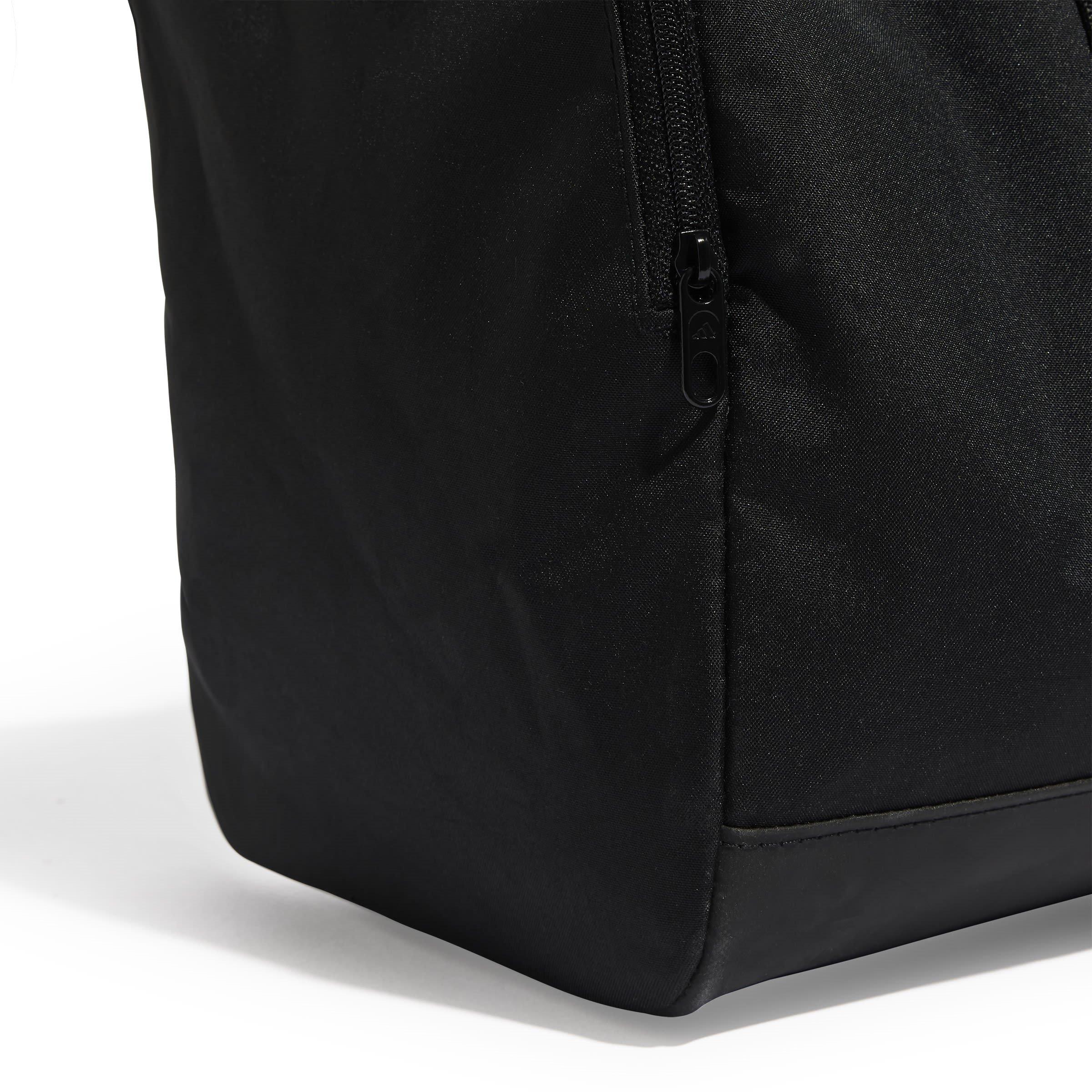 Black/Blk/White - adidas - Essentials Logo Small Duffle Bag - 6