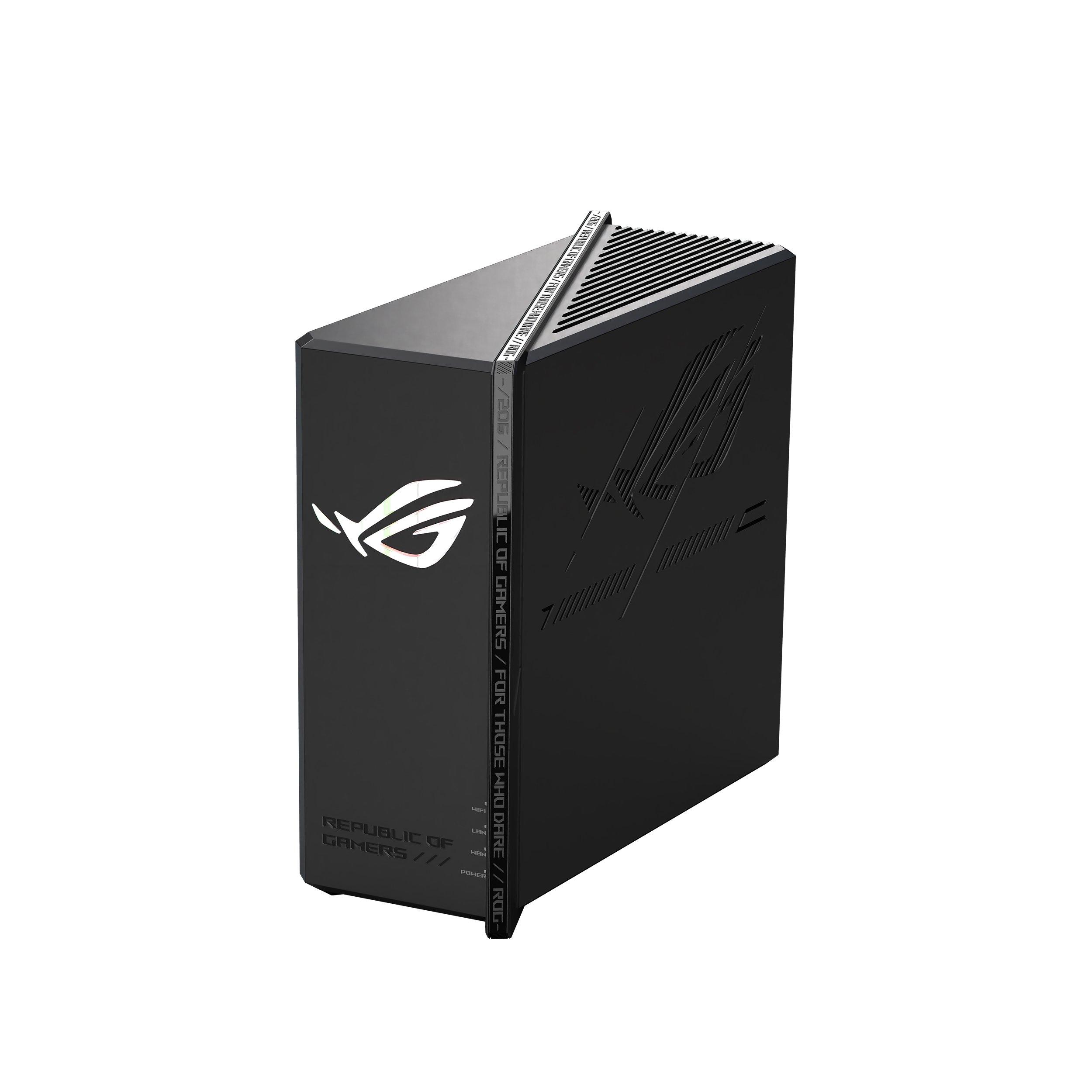 Black - ASUS - ASUS GS-BE18000 Tri-band WiFi 7 Gaming Router - 2