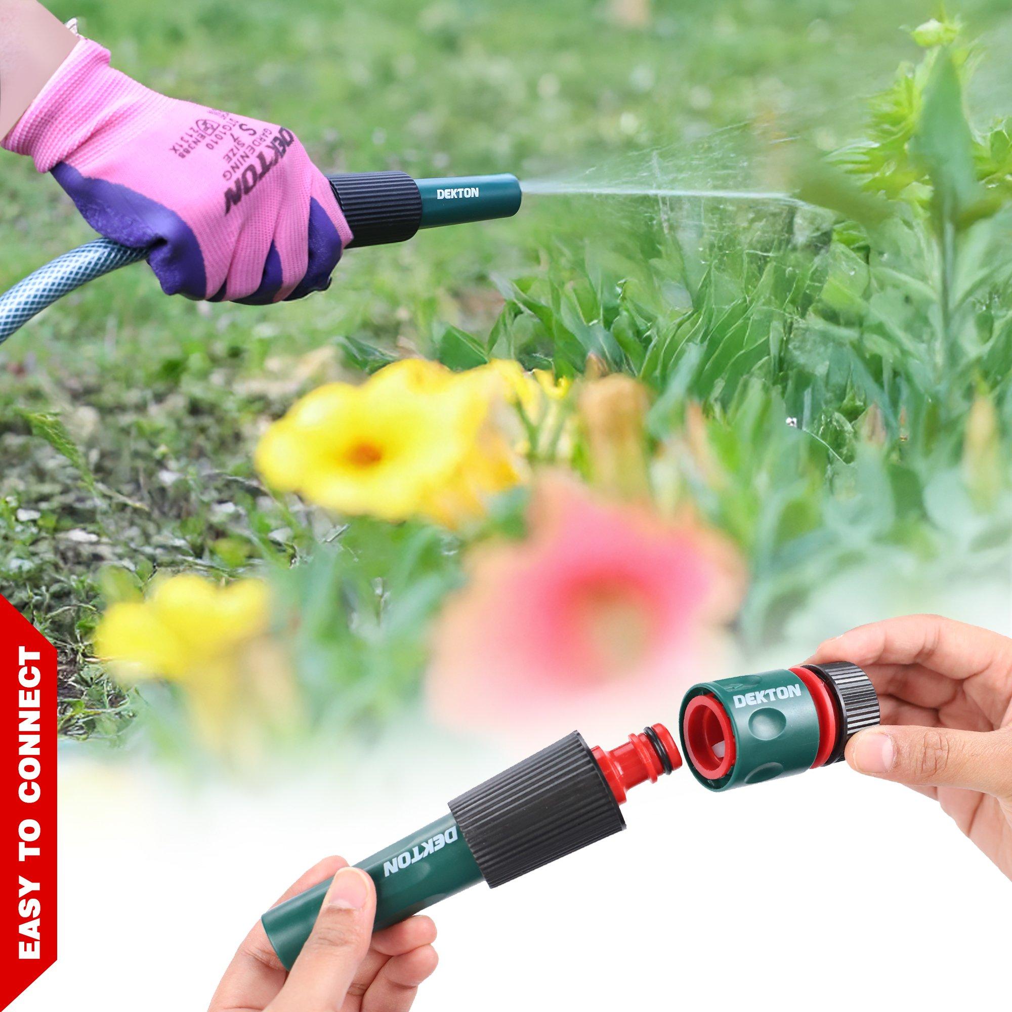 Green - Dekton - 4 Piece Hose Nozzle Kit - 5