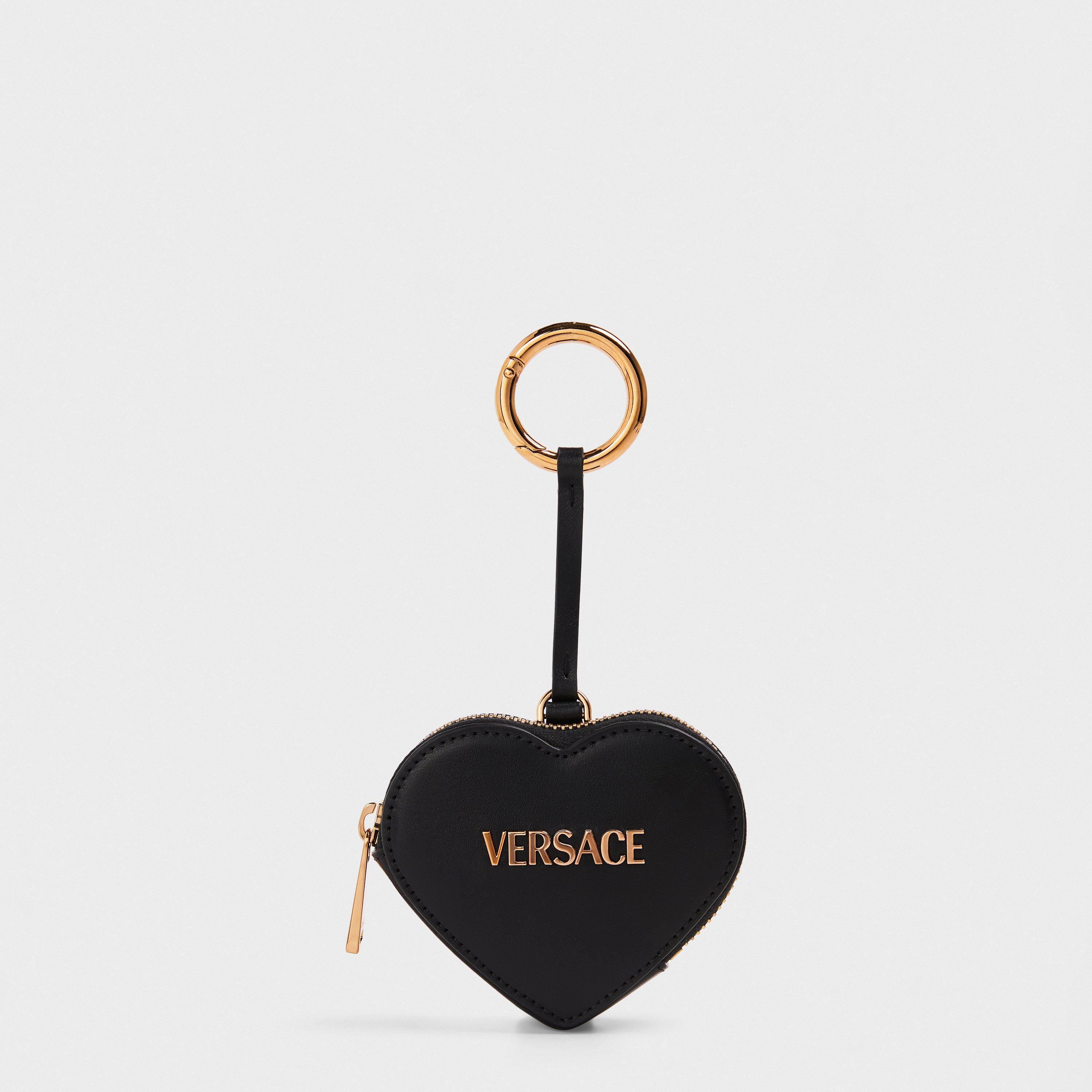 Black Heart - Versace - Women's Coin Purse - 1