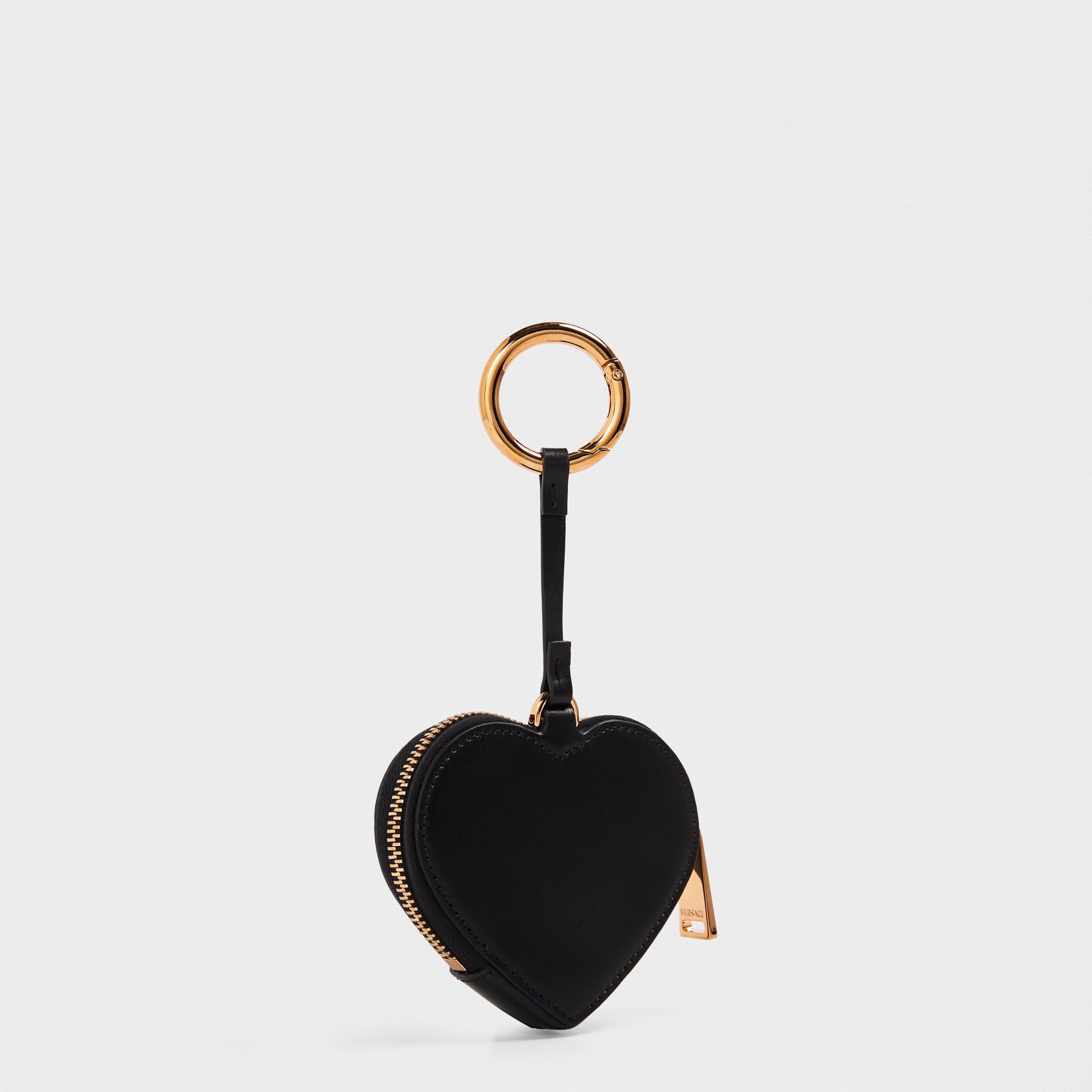 Black Heart - Versace - Women's Coin Purse - 2