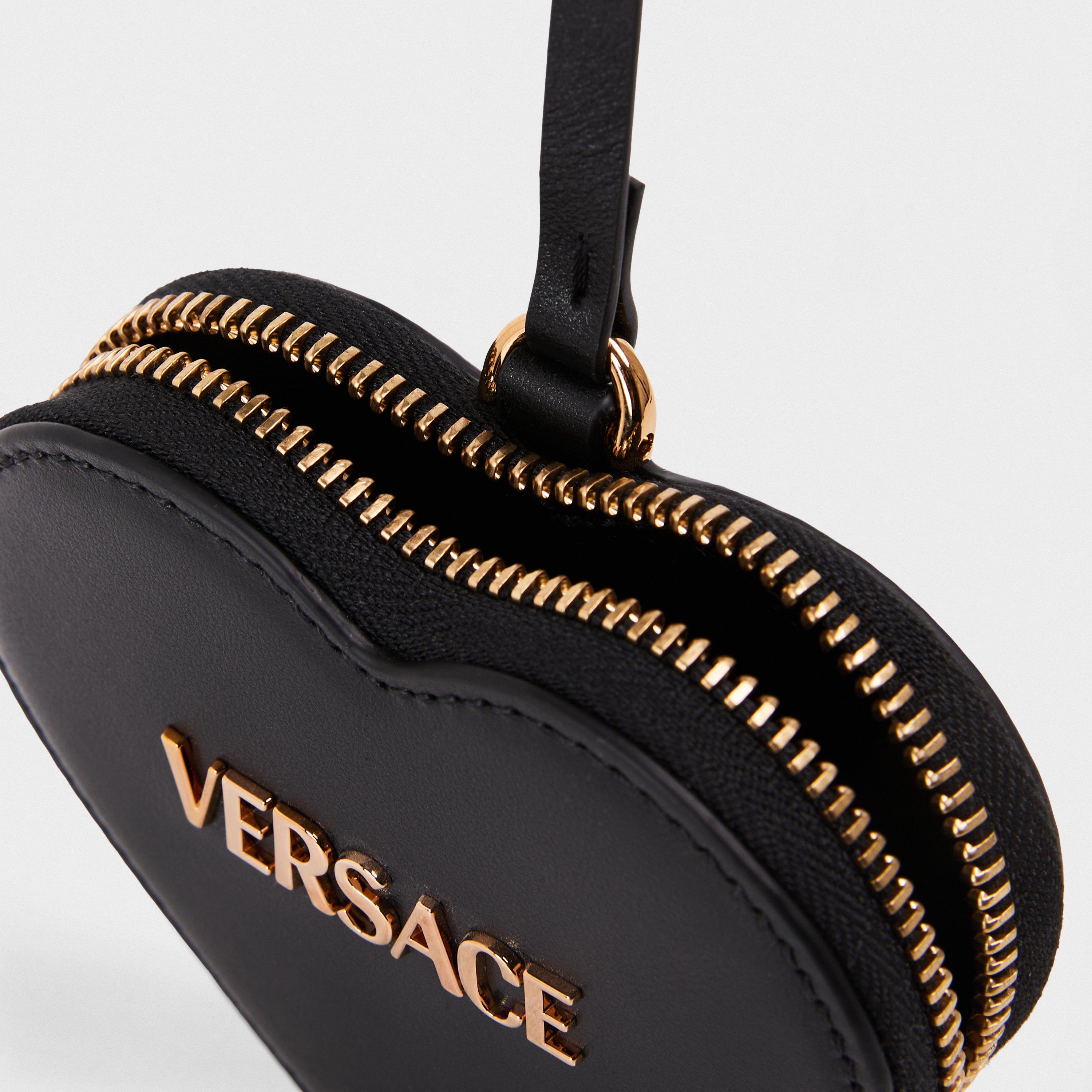 Black Heart - Versace - Women's Coin Purse - 3