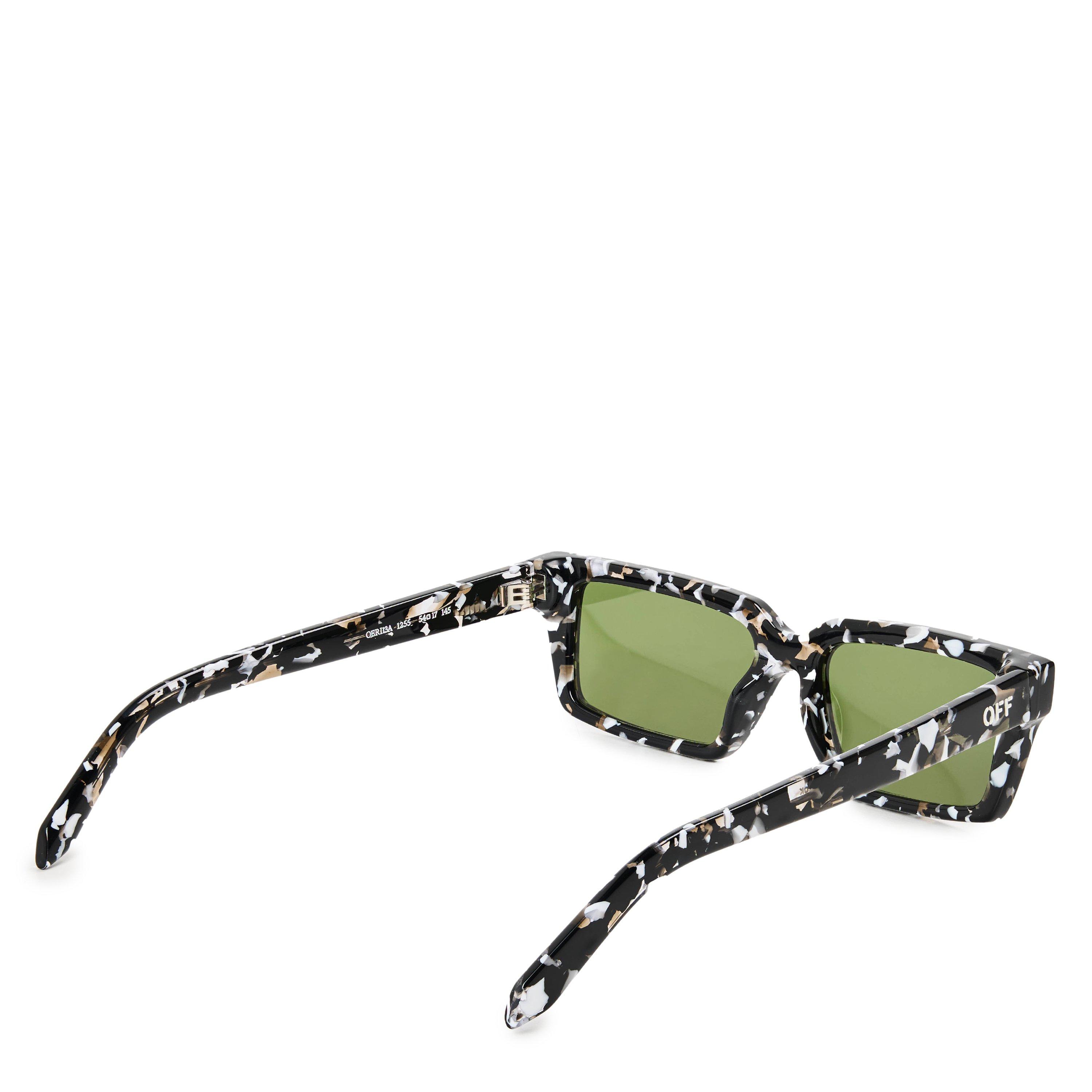 Hav Black/Green - Off White - Round Sunglasses - 2
