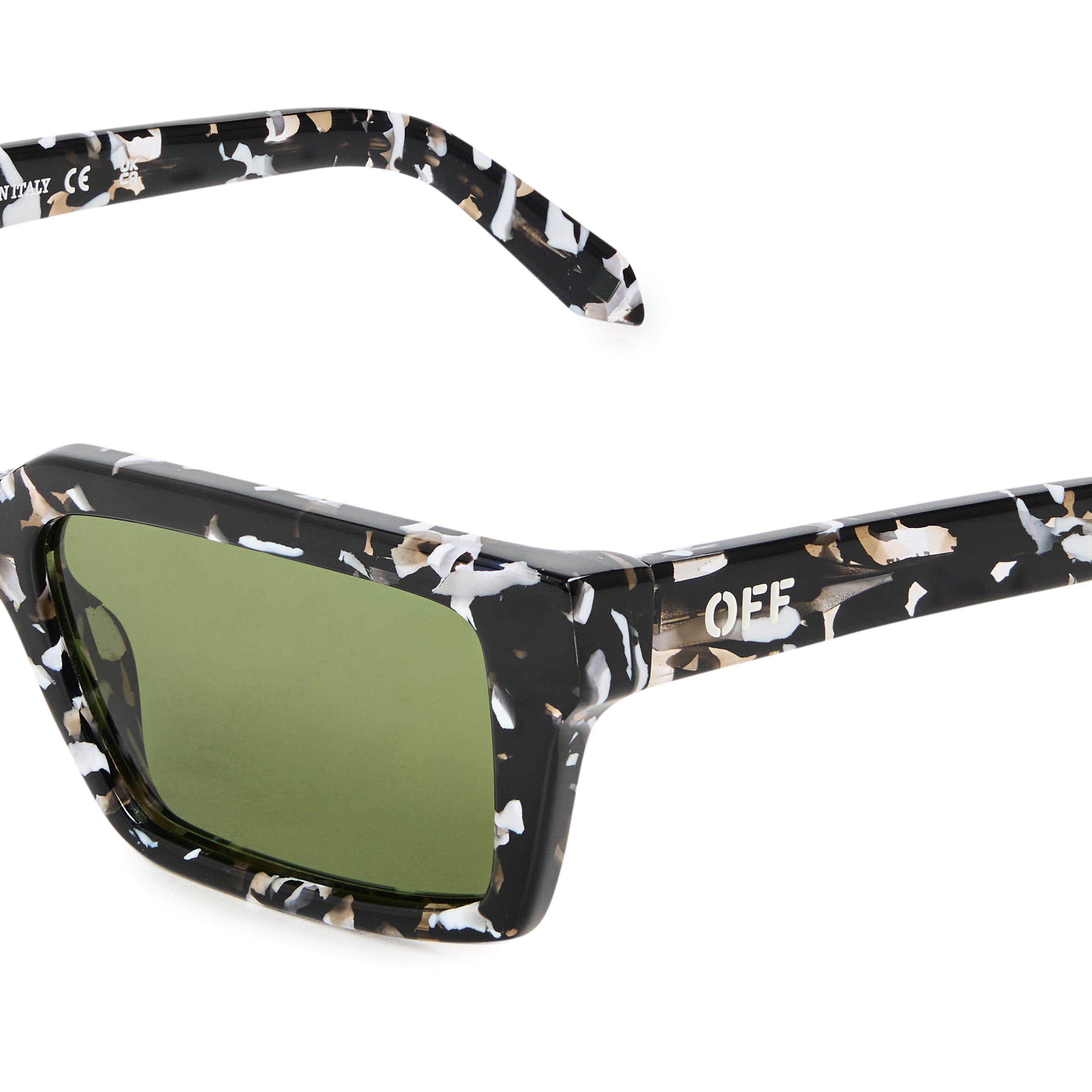 Hav Black/Green - Off White - Round Sunglasses - 3