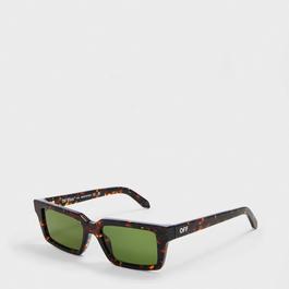 Off White Unisex Round Sunglasses, Round Style