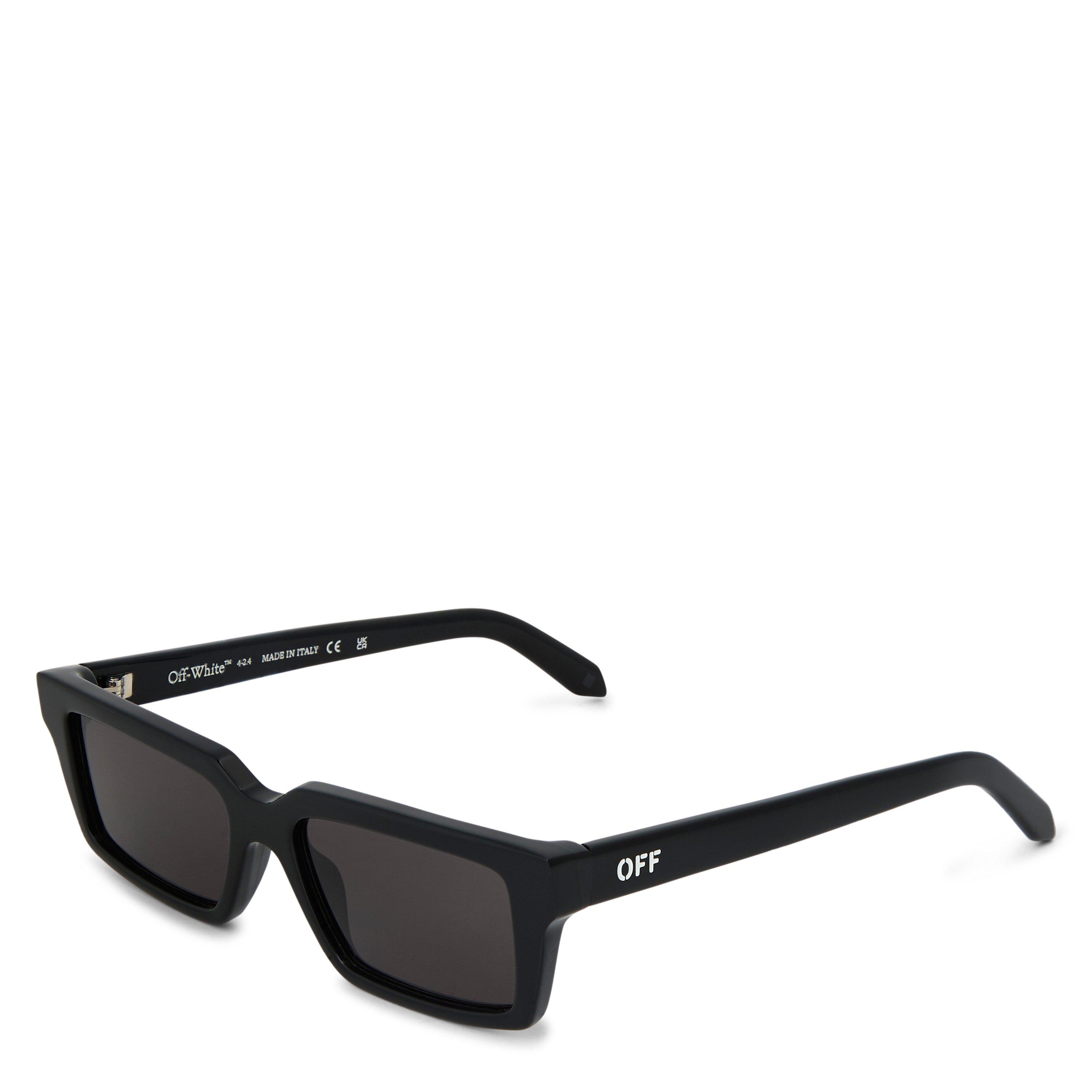 Off White Round Sunglasses - Black/Dark Grey
