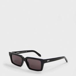 Off White Unisex Round Sunglasses, Round Style