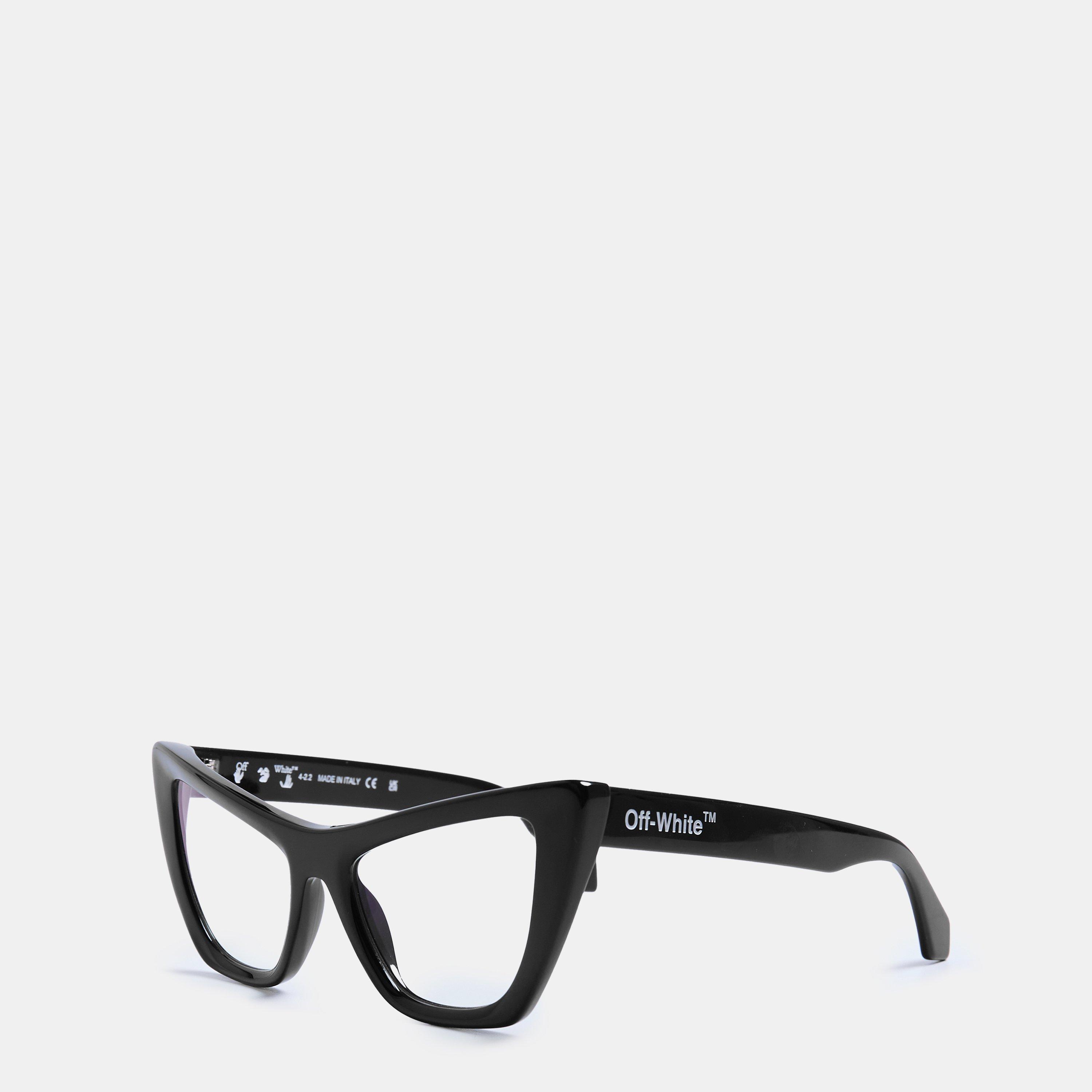 Off White Reading Glasses - Black