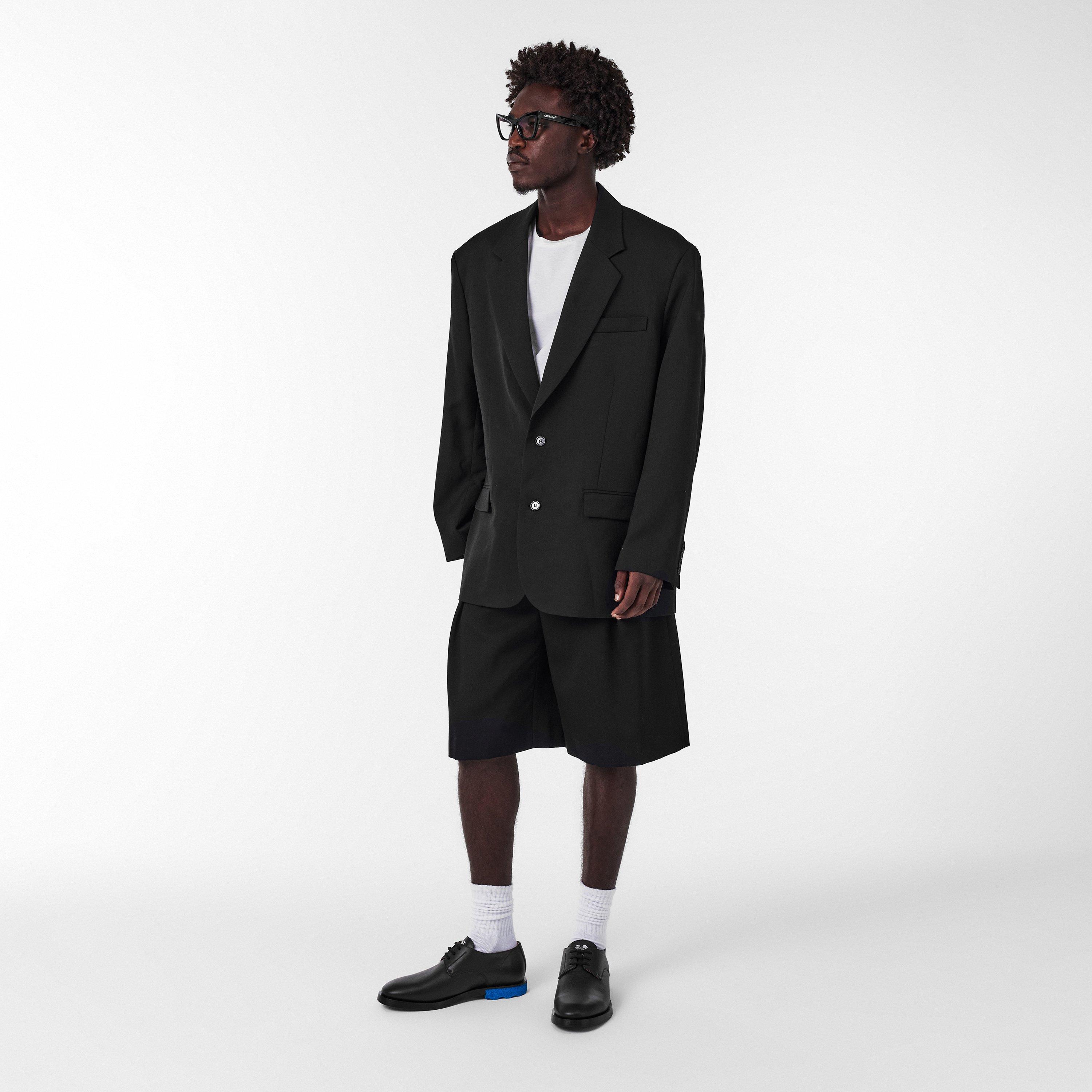 Black - Off White - Unisex Reading Glasses - 5