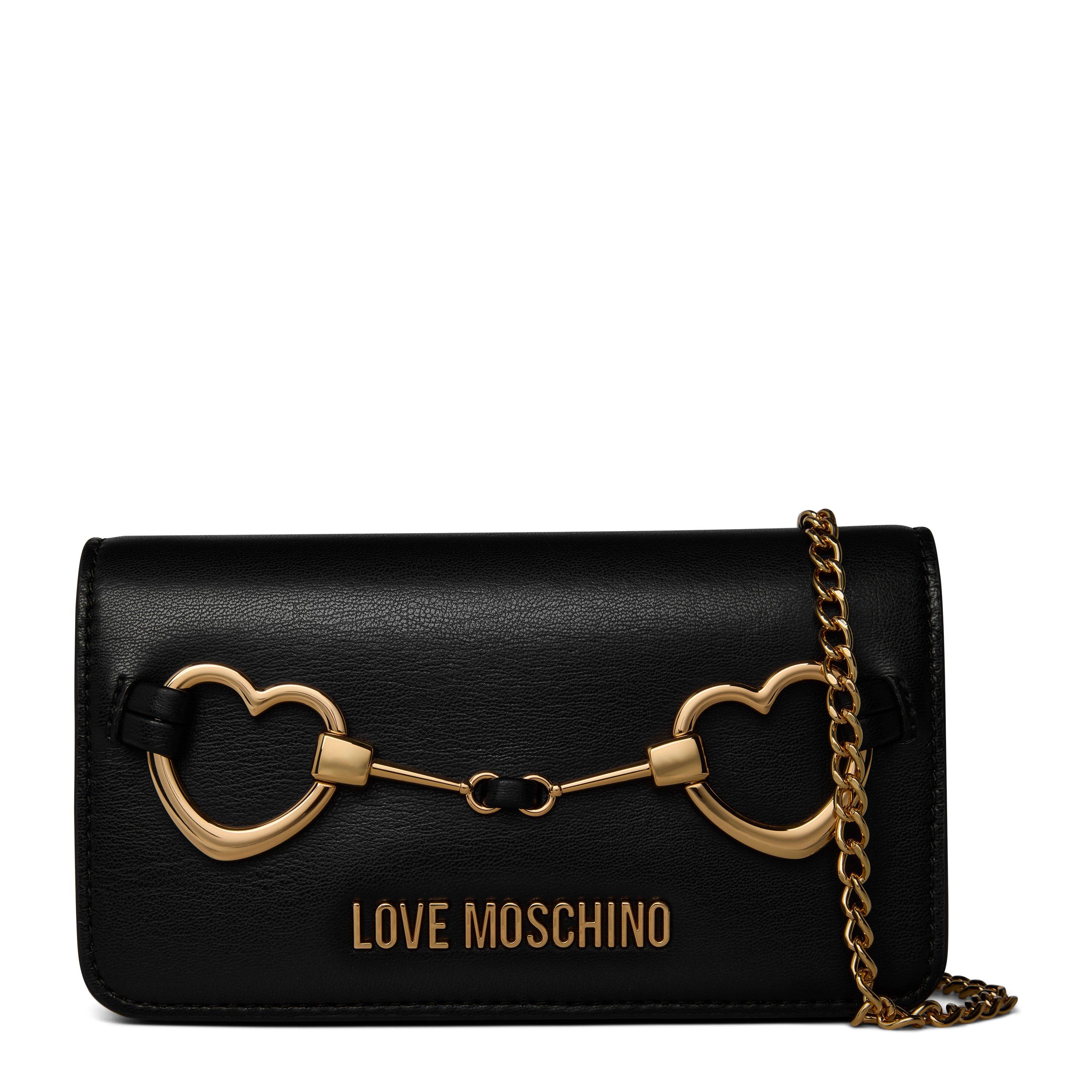 BLACK - Love Moschino - Logo Crossbody Bag - 1
