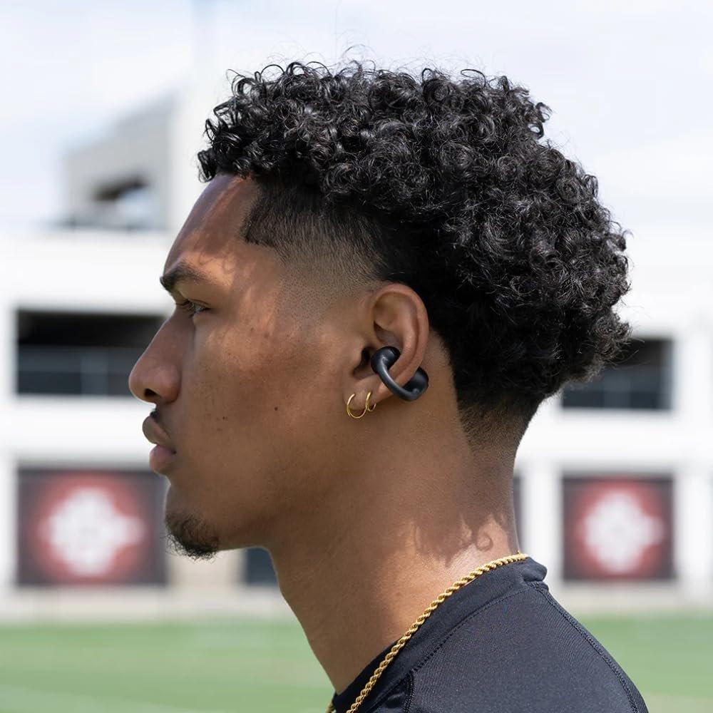 Black - JLab - JLab Flex Open Air Clip Wireless Earbuds - Black - 2
