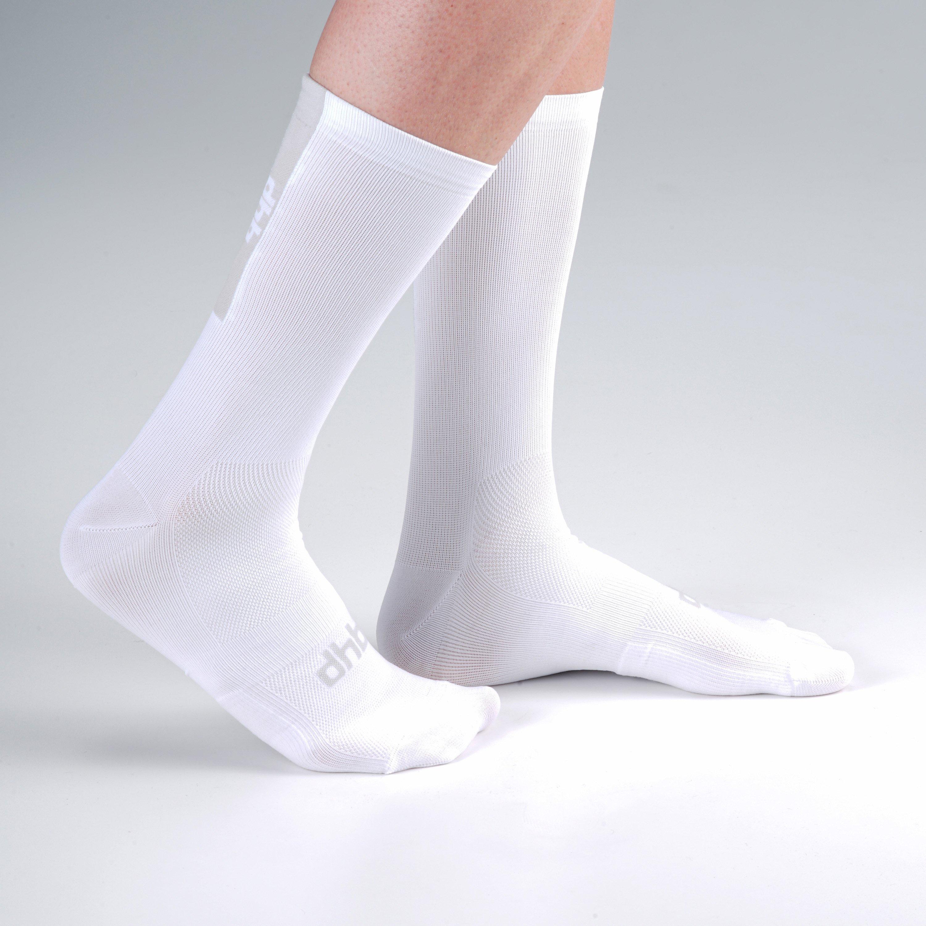 Bijelo/sivo - Dhb - Summer Lite Aeron Tall Sock - 2