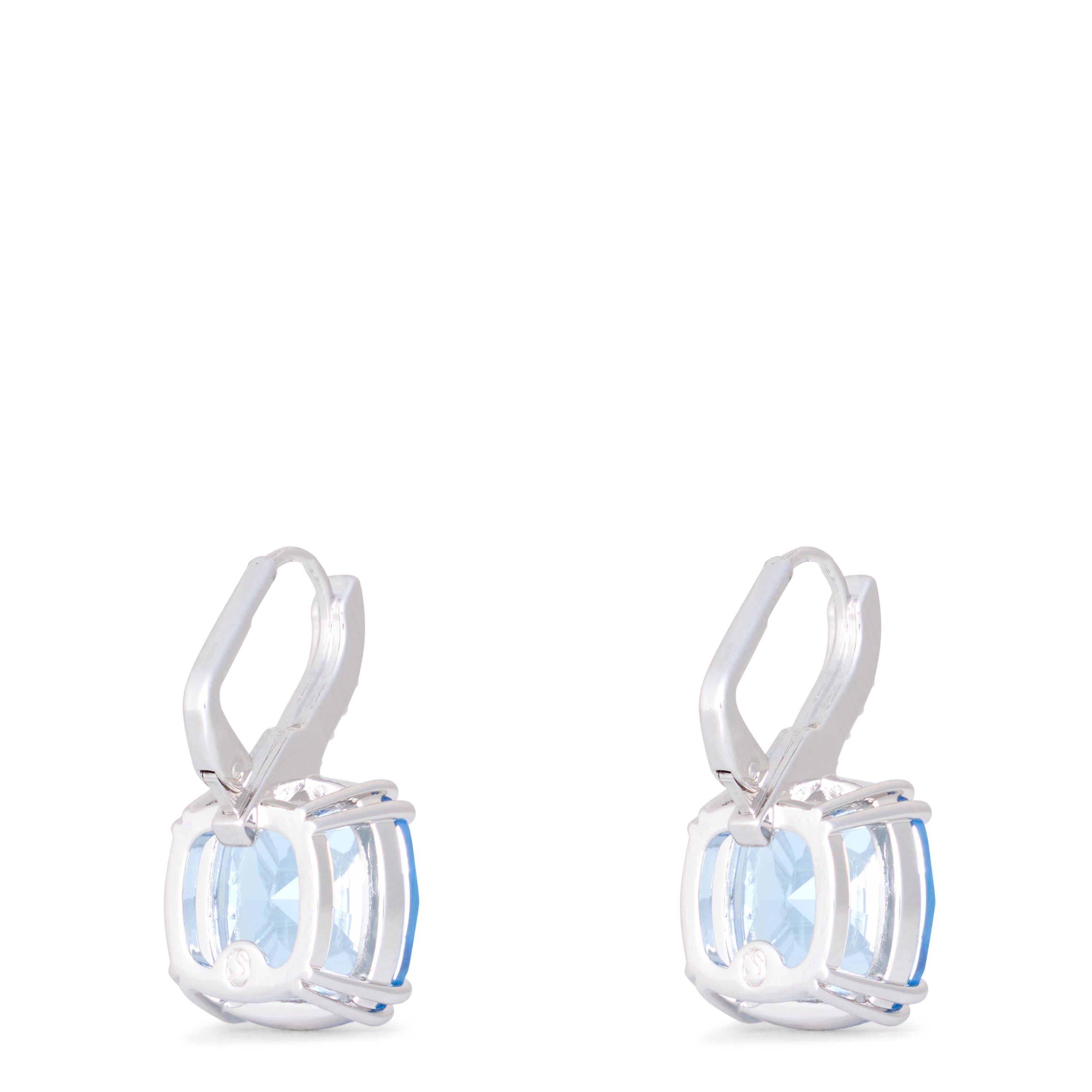 Silver Blue - Swarovski - Millenia Drop Earrings - 2