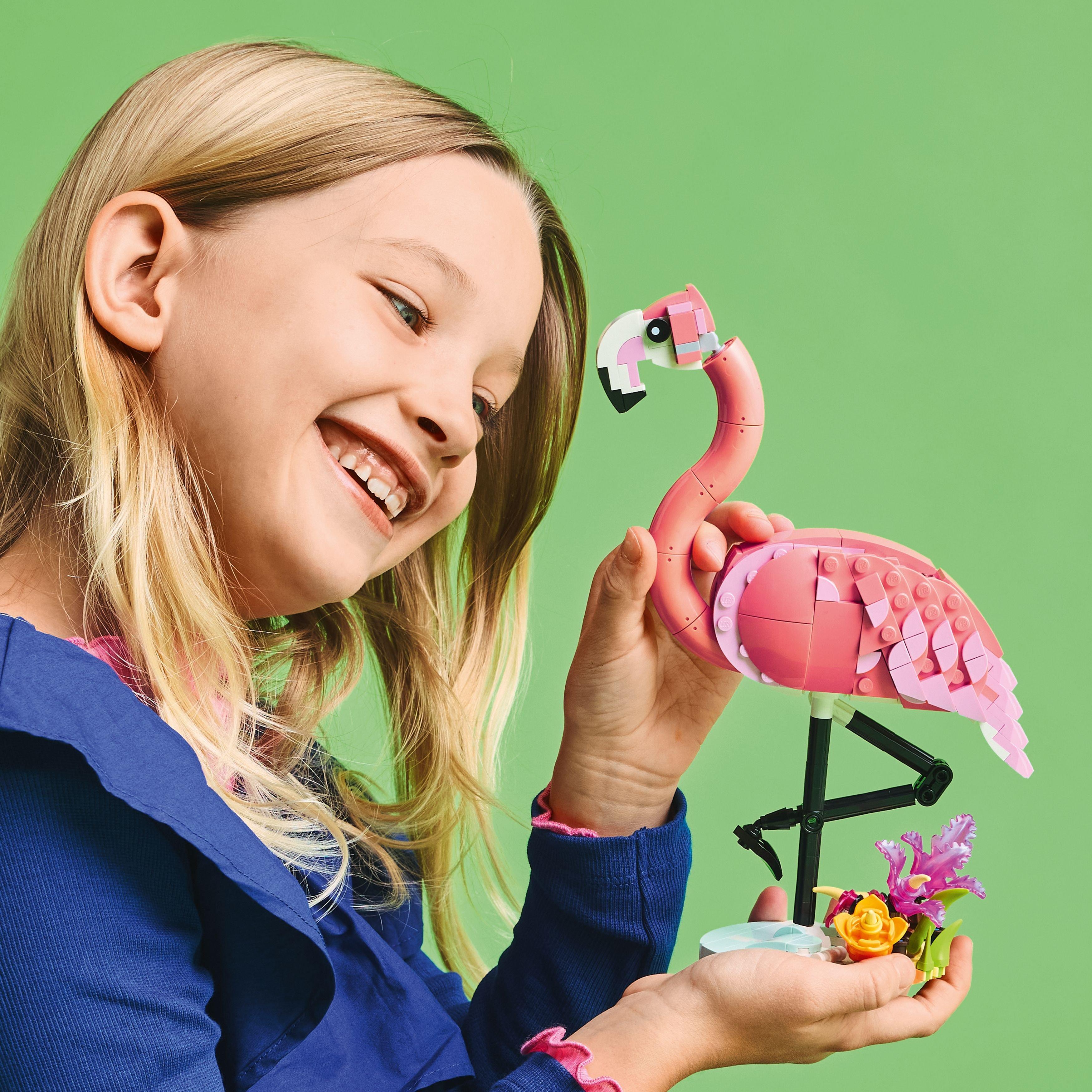 Dyr: Flamingo - LEGO - LEGO Creator 31170 3in1 Wild Animals Pink Flamingo - 2