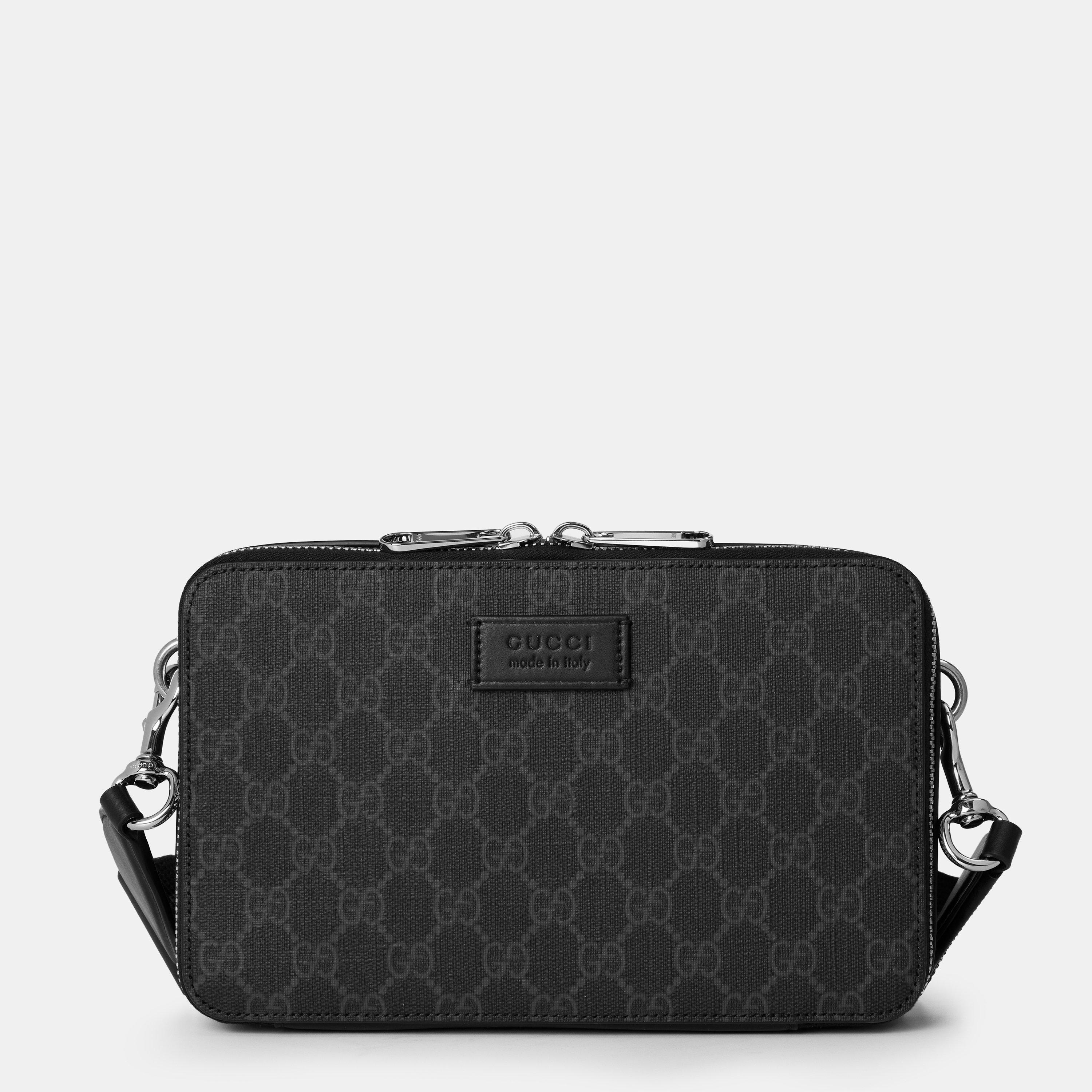 GUCCI Supreme Black トートバッグ GUCCI(グッチ) / トートバッグ/ナイロン/BLK/総柄// | 中古品の販売