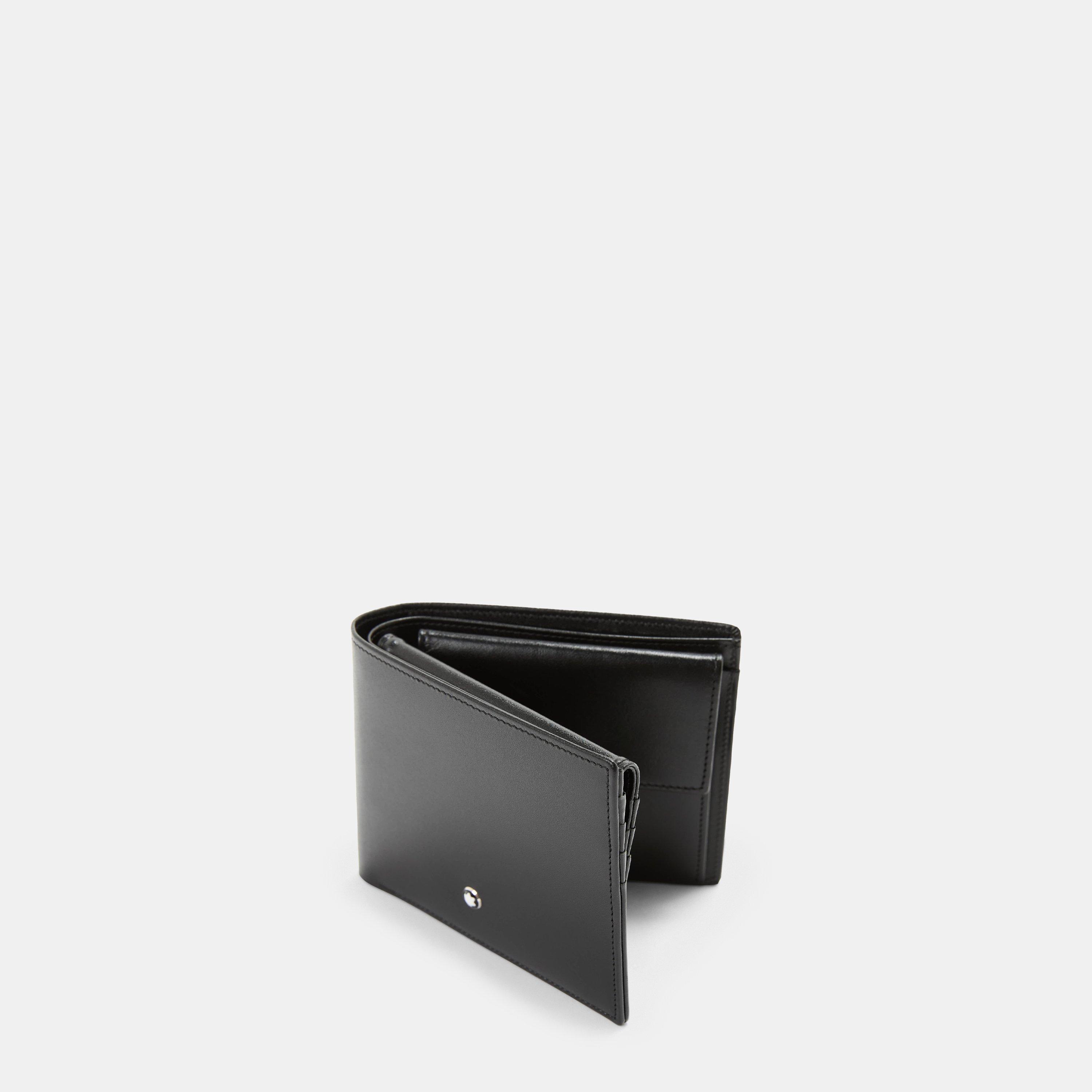 Black - Montblanc - Men's Coin Case Billfold Wallet - 3