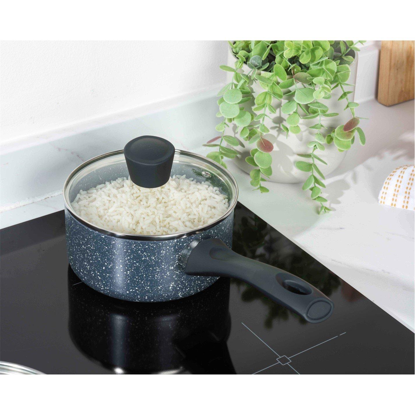 Grey - Russell Hobbs - 16cm Stone Saucepan 00 - 2