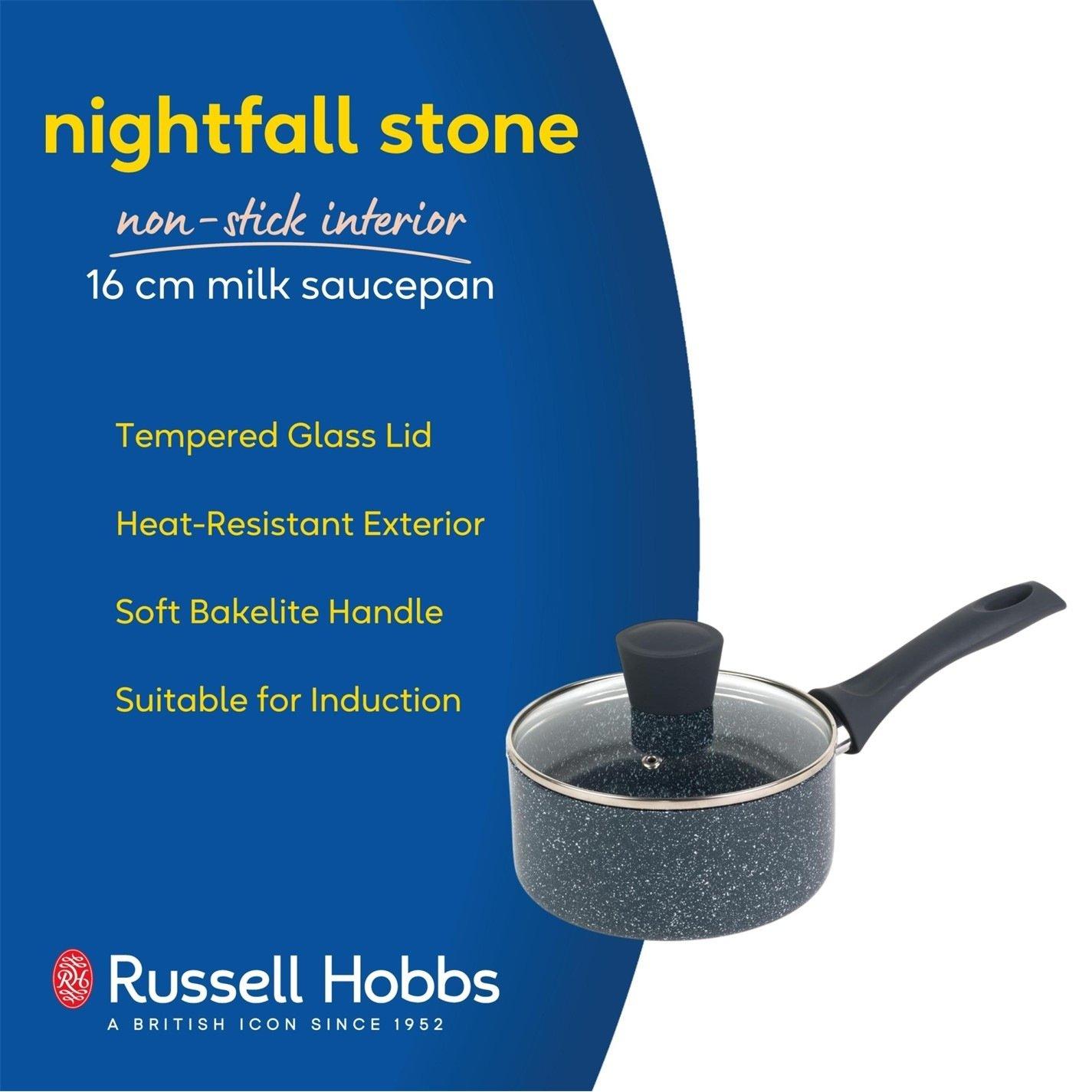 Grey - Russell Hobbs - 16cm Stone Saucepan 00 - 3