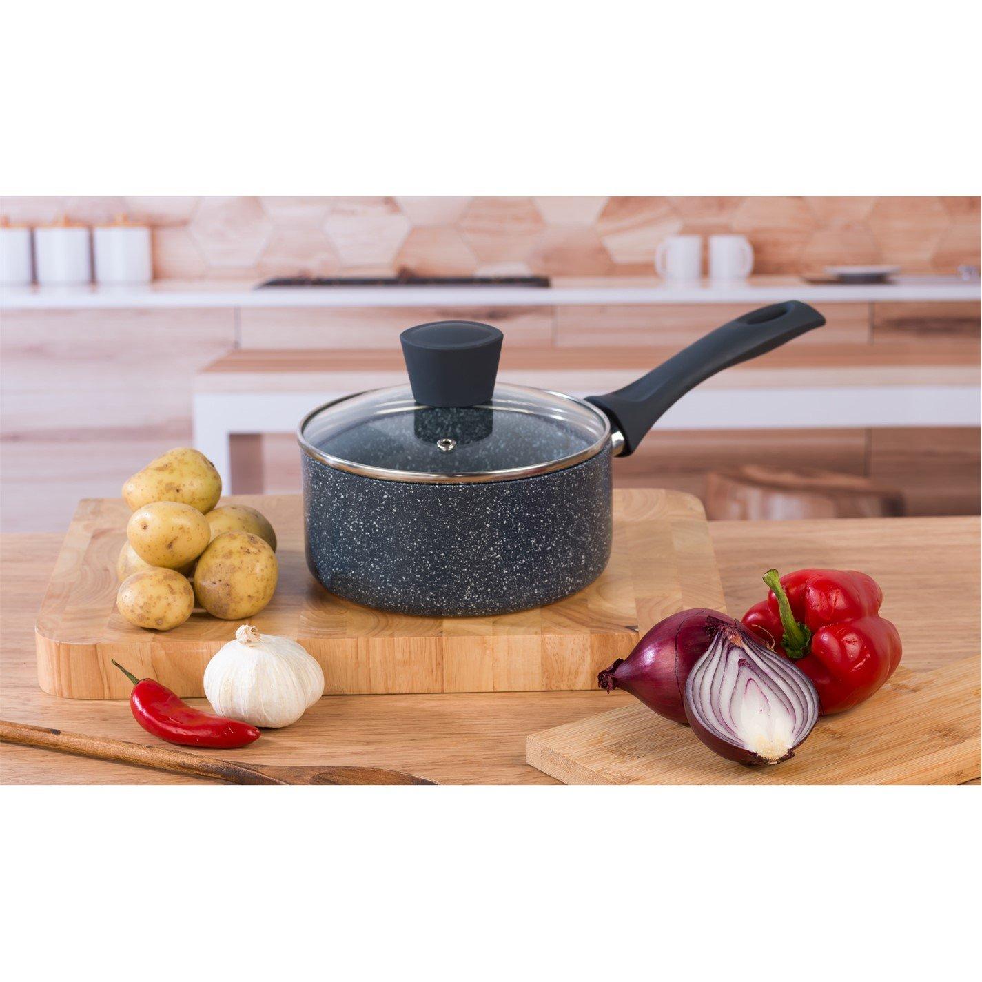 Grey - Russell Hobbs - 16cm Stone Saucepan 00 - 5