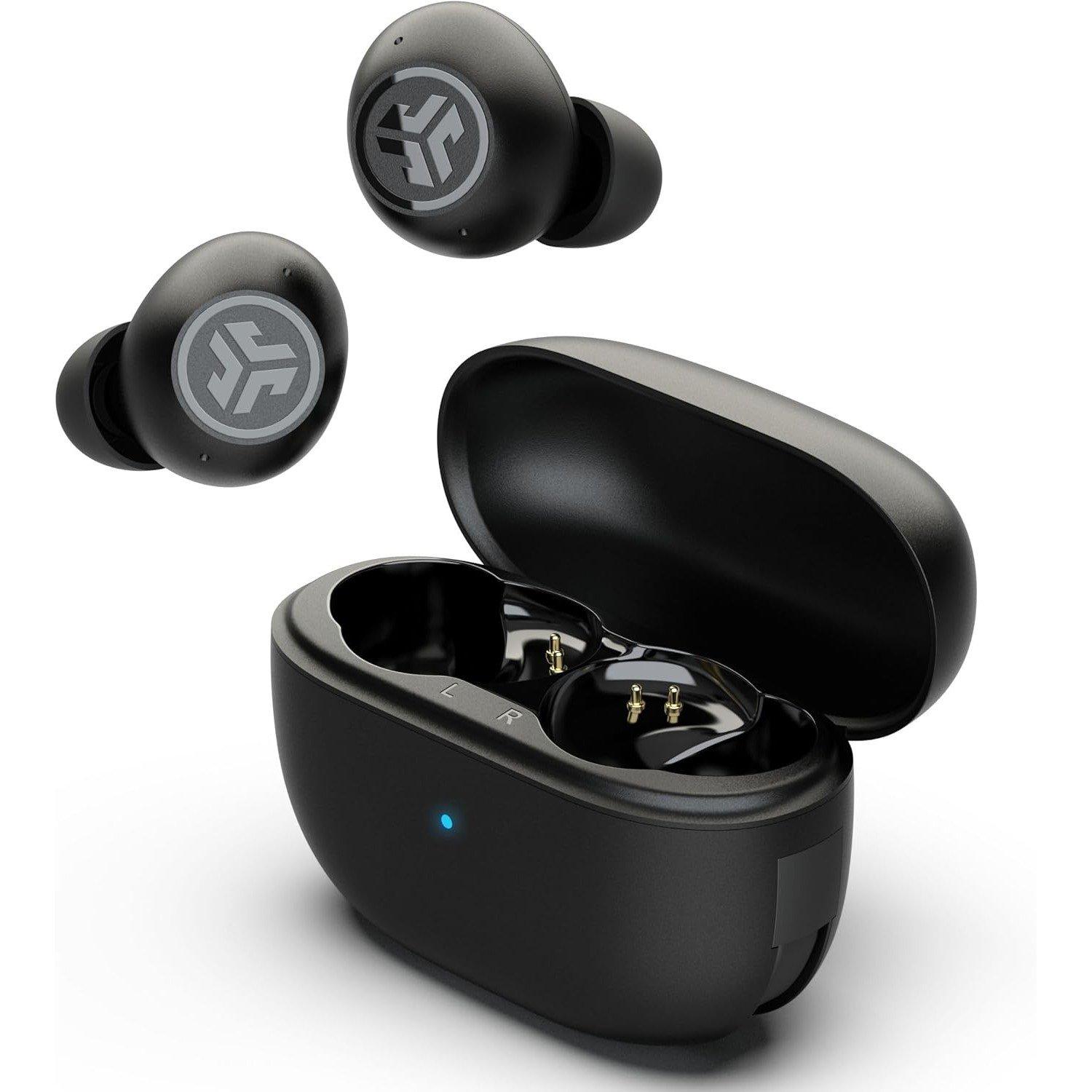 Black - JLab - JLab Go Pop ANC True Wireless Earbuds - Black - 1