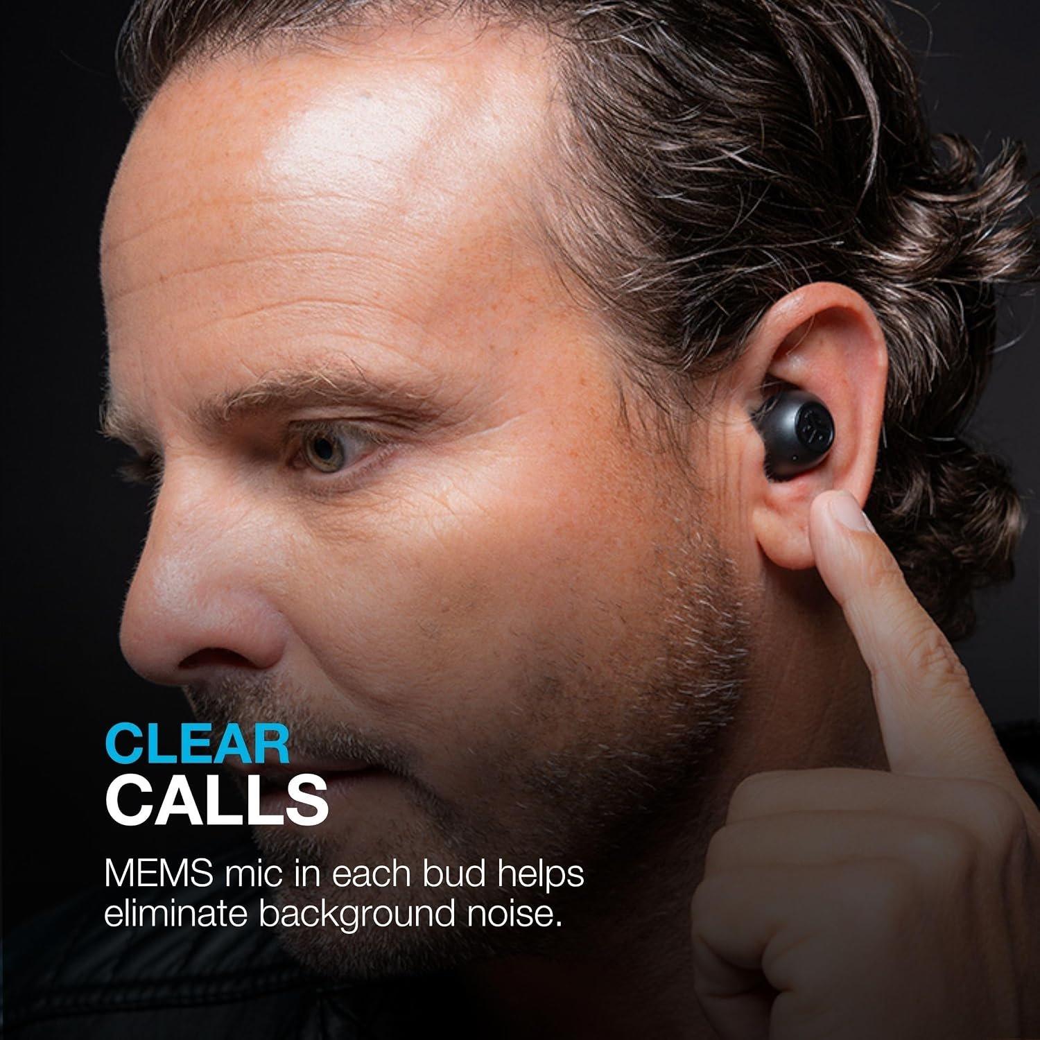 Black - JLab - JLab Go Pop ANC True Wireless Earbuds - Black - 8