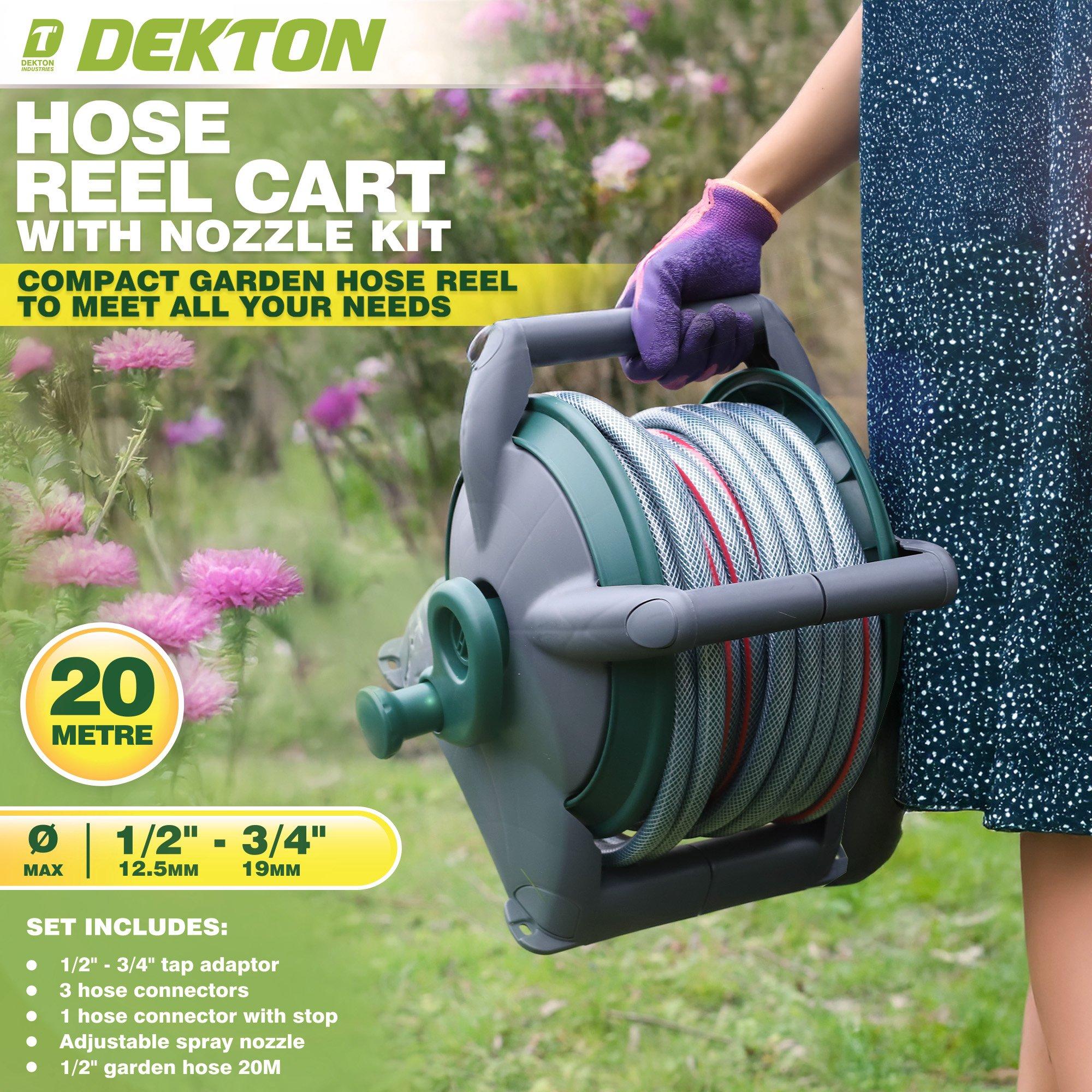 Sivo - Dekton - 20M Hose Reel Cart With Nozzle Kit - 4