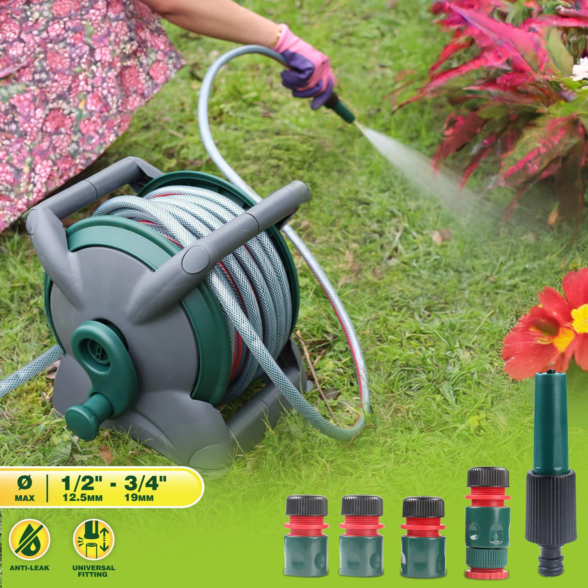 Sivo - Dekton - 20M Hose Reel Cart With Nozzle Kit - 6