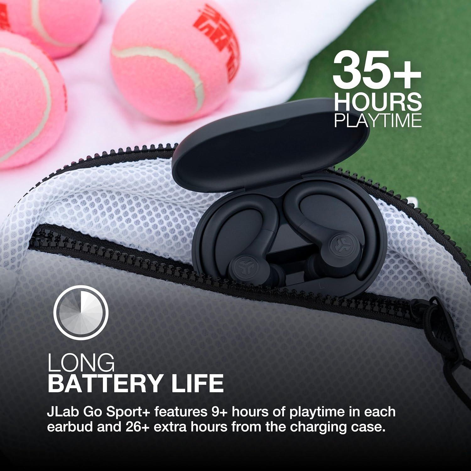 Graphite - JLab - Jlab Go Air Sport True Wireless Earbuds - Graphite - 3