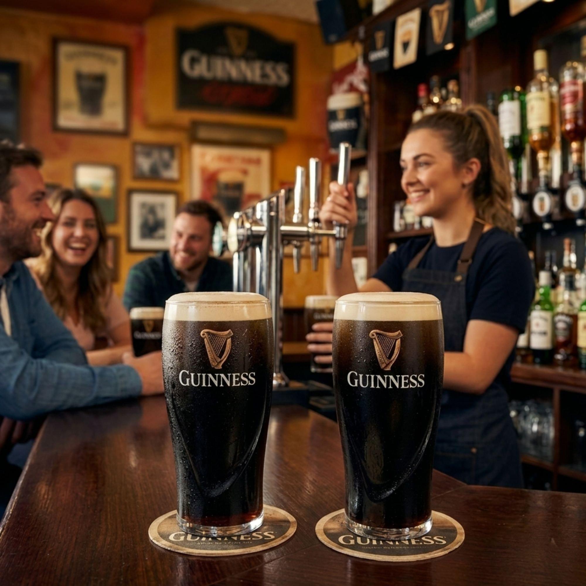 Geprägt - Guinness - Team Guinness Official Embossed Pint Beer Glass Set of 2 - 3