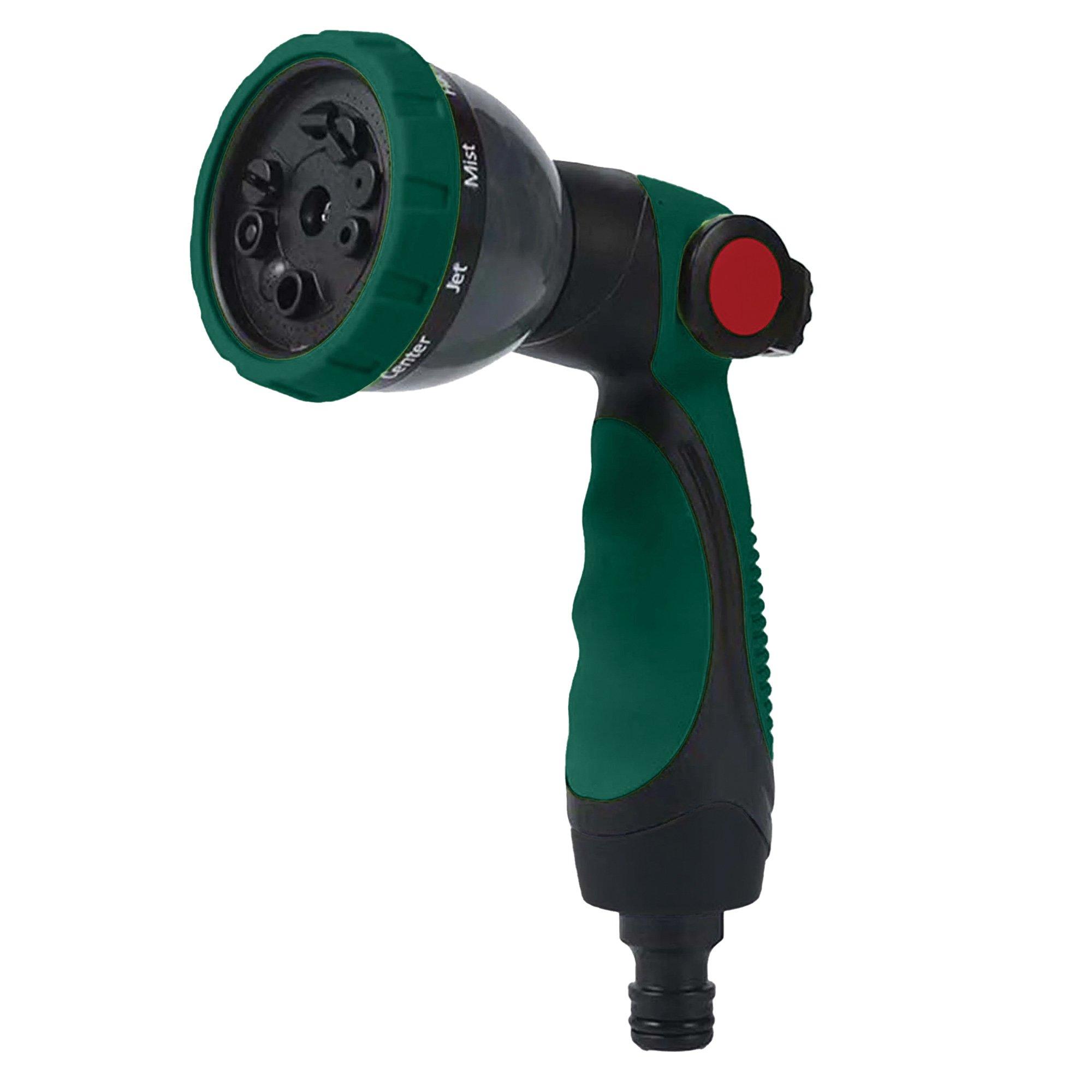 Dekton  Easy Use 10 Function Spray Nozzle - Green/Black