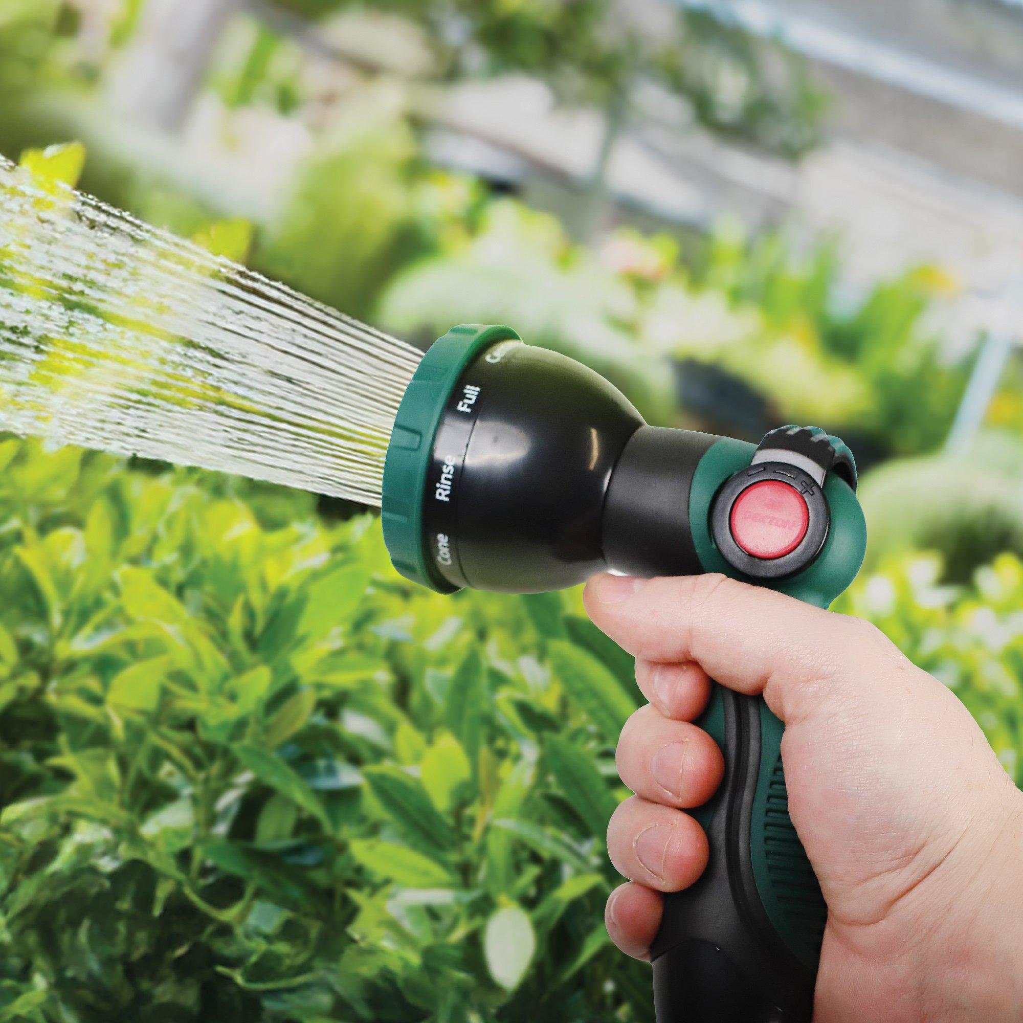 Grøn/Sort - Dekton - Easy Use 10 Function Spray Nozzle - 3