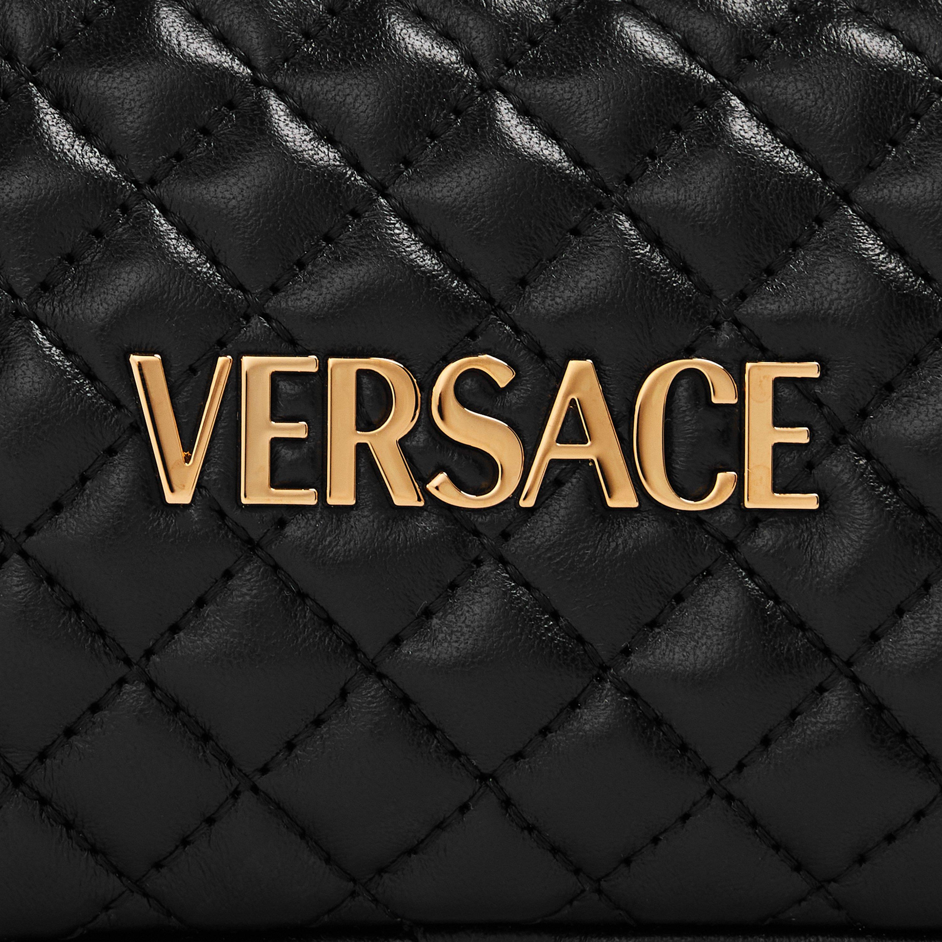Black/Gold - Versace - Women's Mini Bag - 4