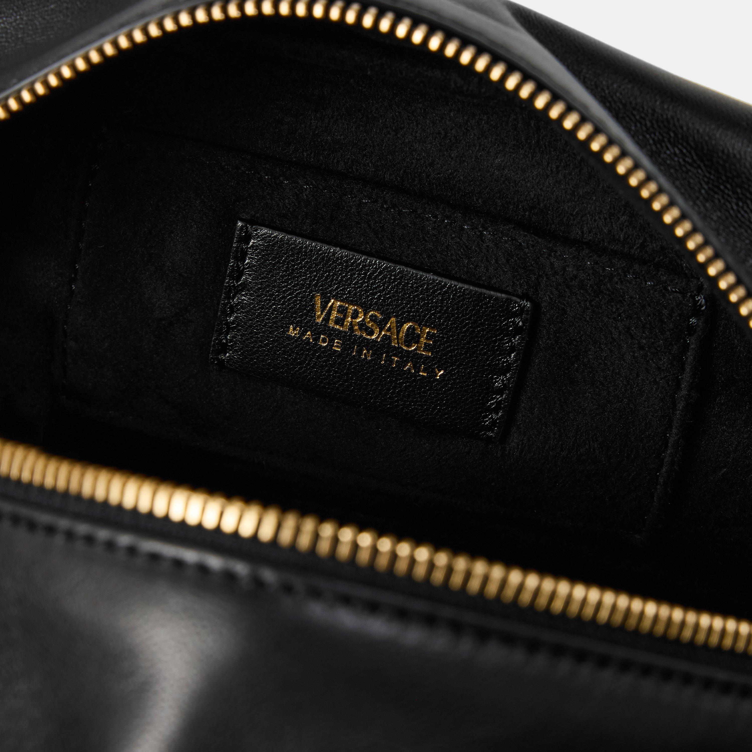 Black/Gold - Versace - Women's Shoulder Bag - 5