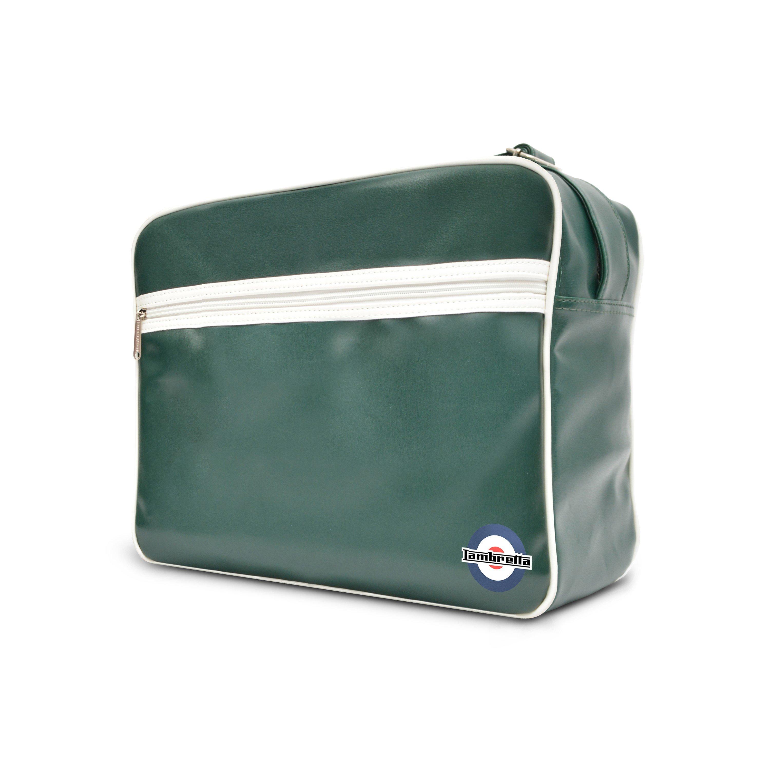 Dk Groen/Wit - Lambretta - Men's Retro Flight Bag - 2
