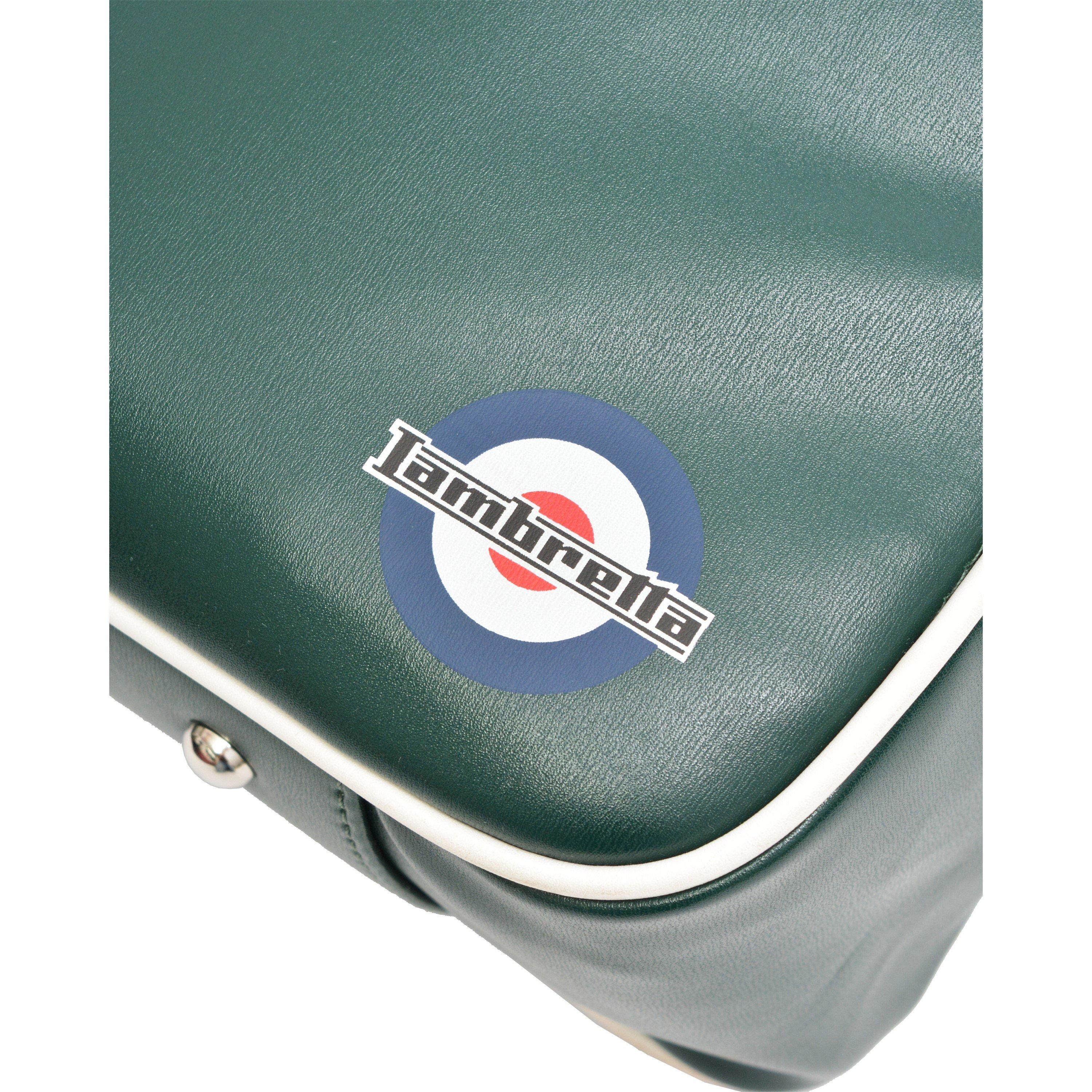 Dk Groen/Wit - Lambretta - Men's Retro Flight Bag - 3