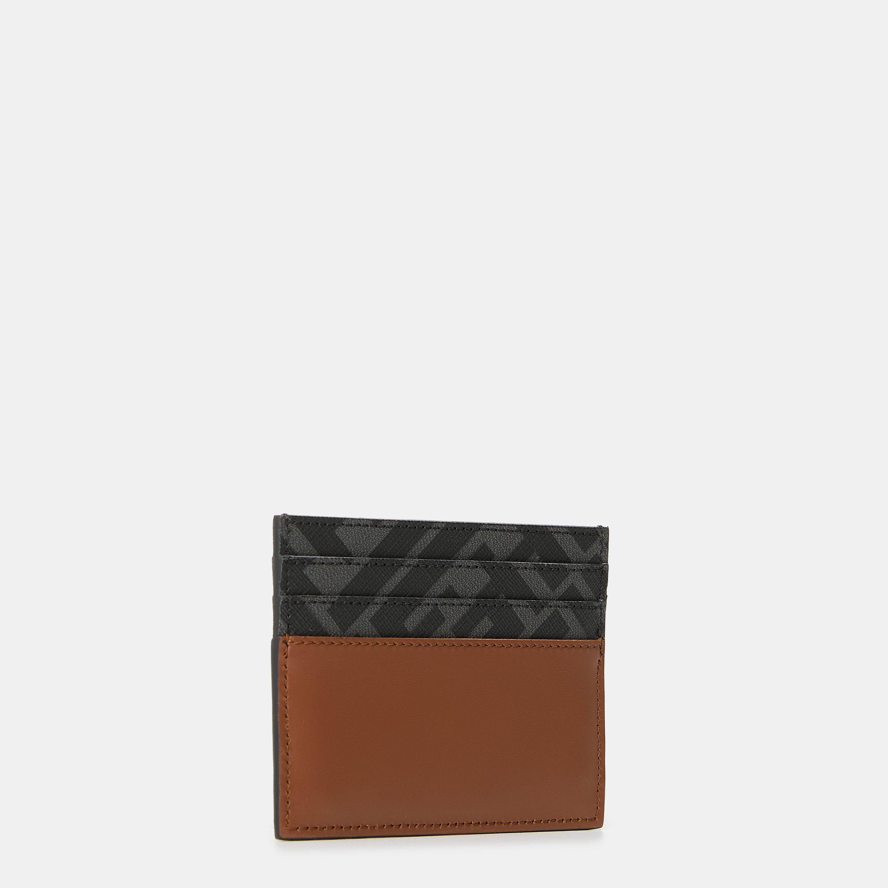 Brown - Fendi - Men's Bi-Colour Card Holders - 2