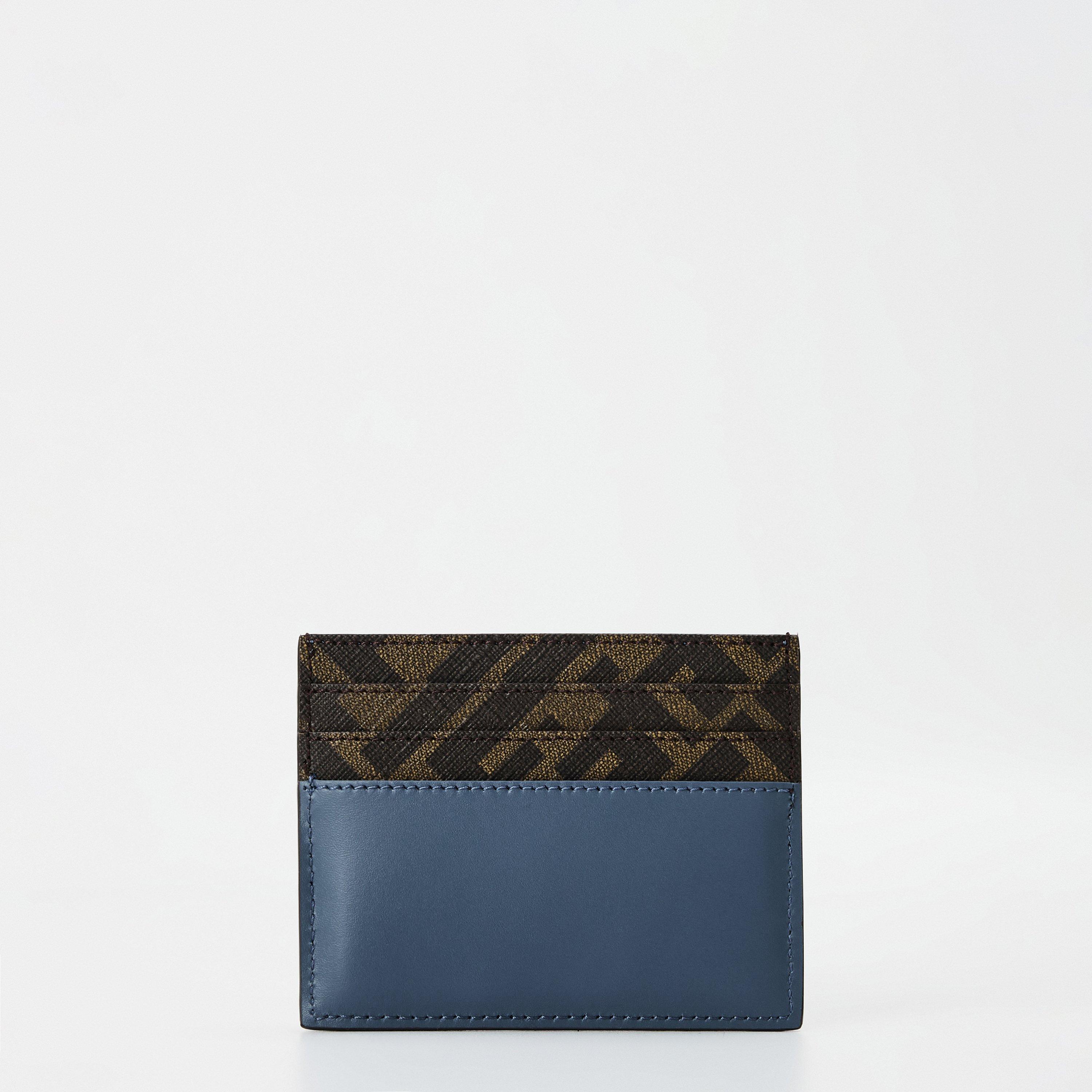 Blue - Fendi - Men's Bi-Colour Card Holders - 2