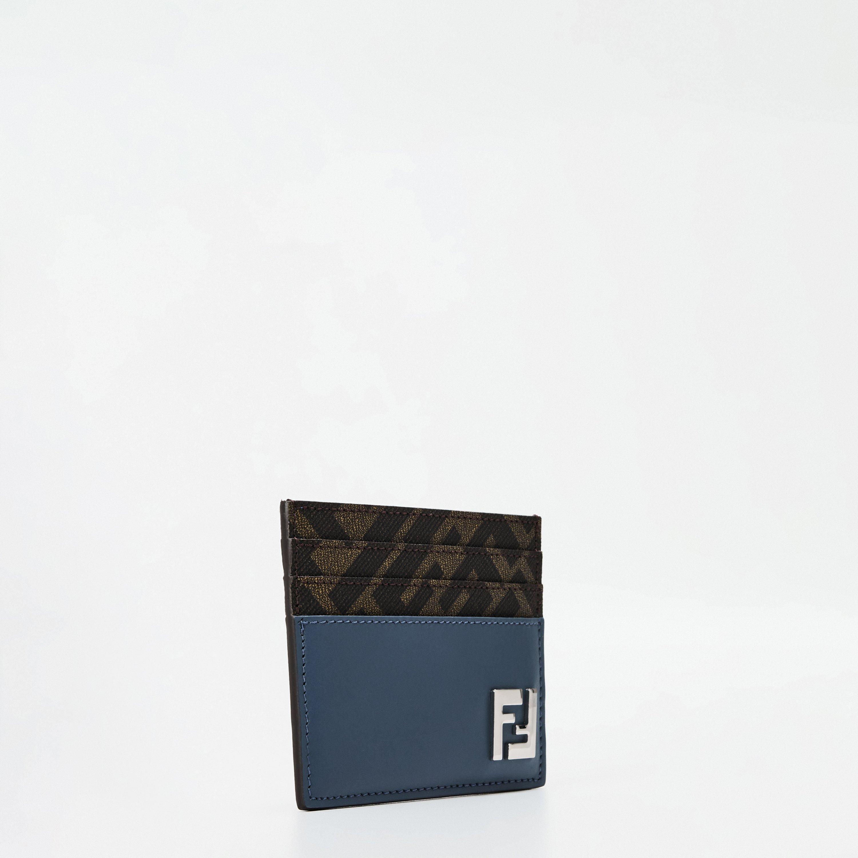Blue - Fendi - Men's Bi-Colour Card Holders - 3