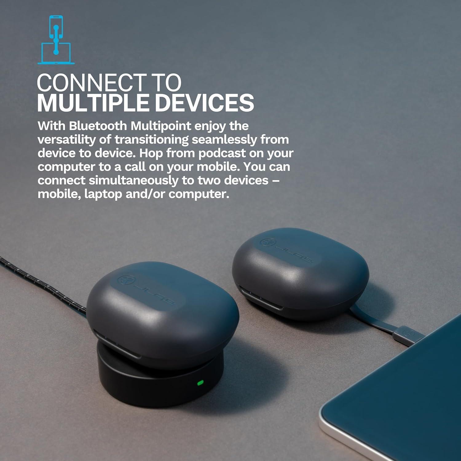 Graphite - JLab - JLab Jbuds Sport  ANC 4  Earbuds- Graphite - 5