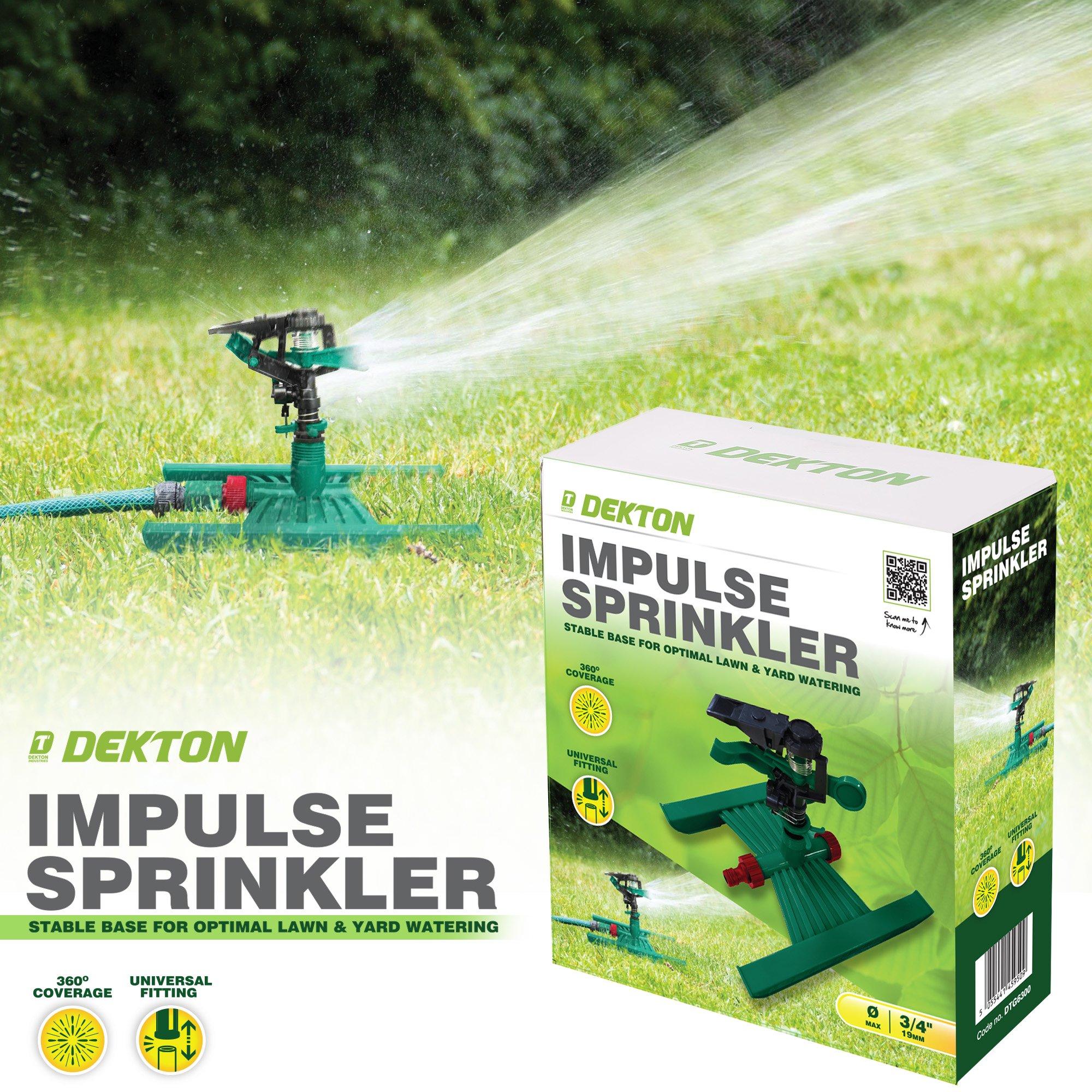 Zelena/Crvena - Dekton - Impulse Garden Sprinkler - 4