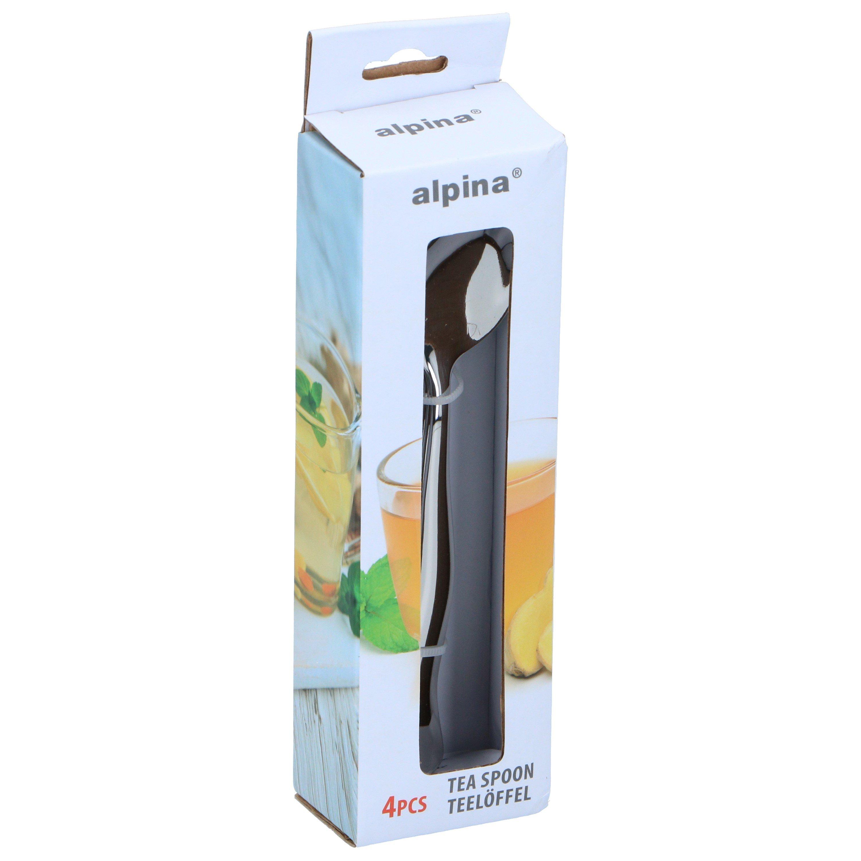 Meerkleurig - Alpina - ALPINA Stainless Steel Tea Spoons 4 pcs - 2