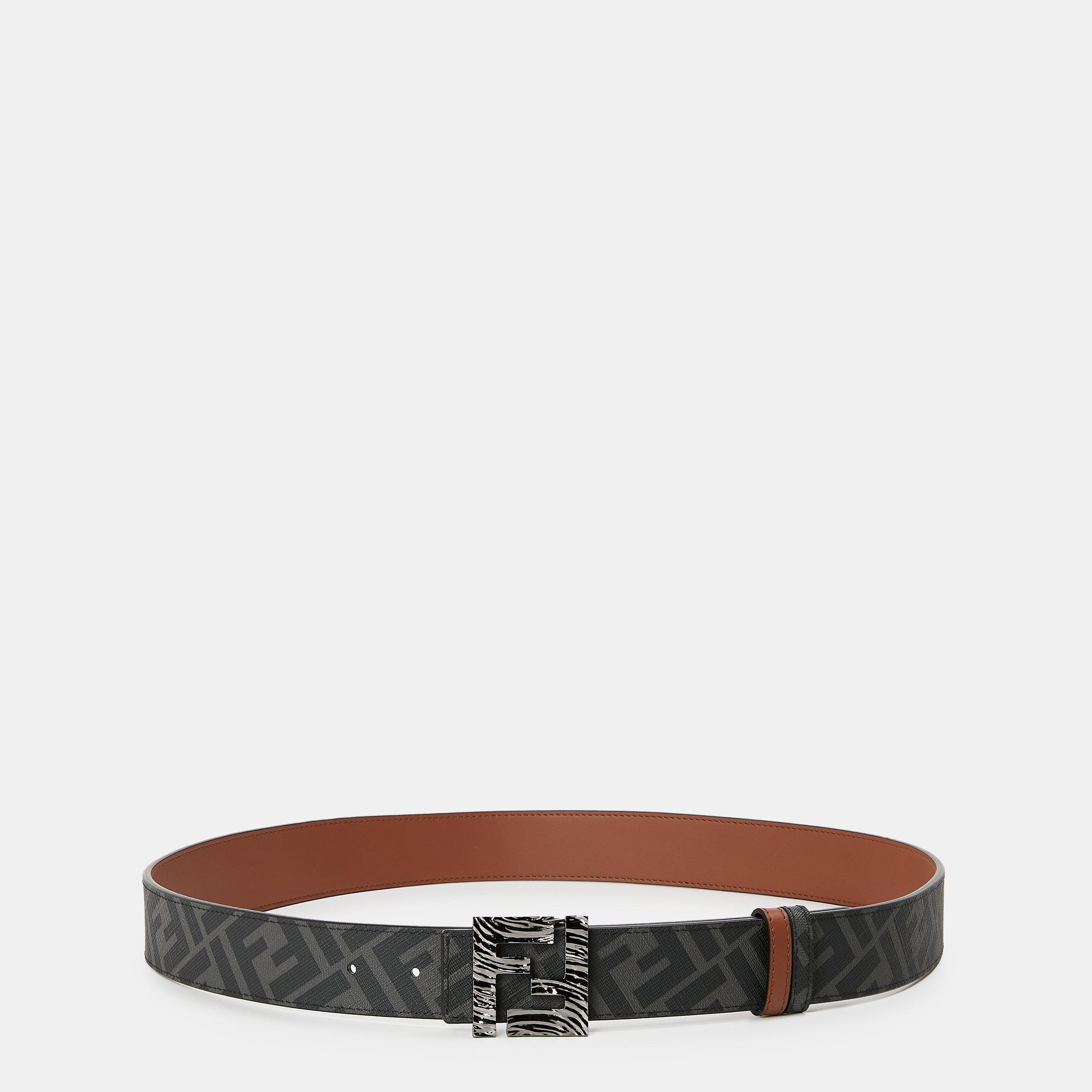 Brown - Fendi - Men's Leather Belt - 5