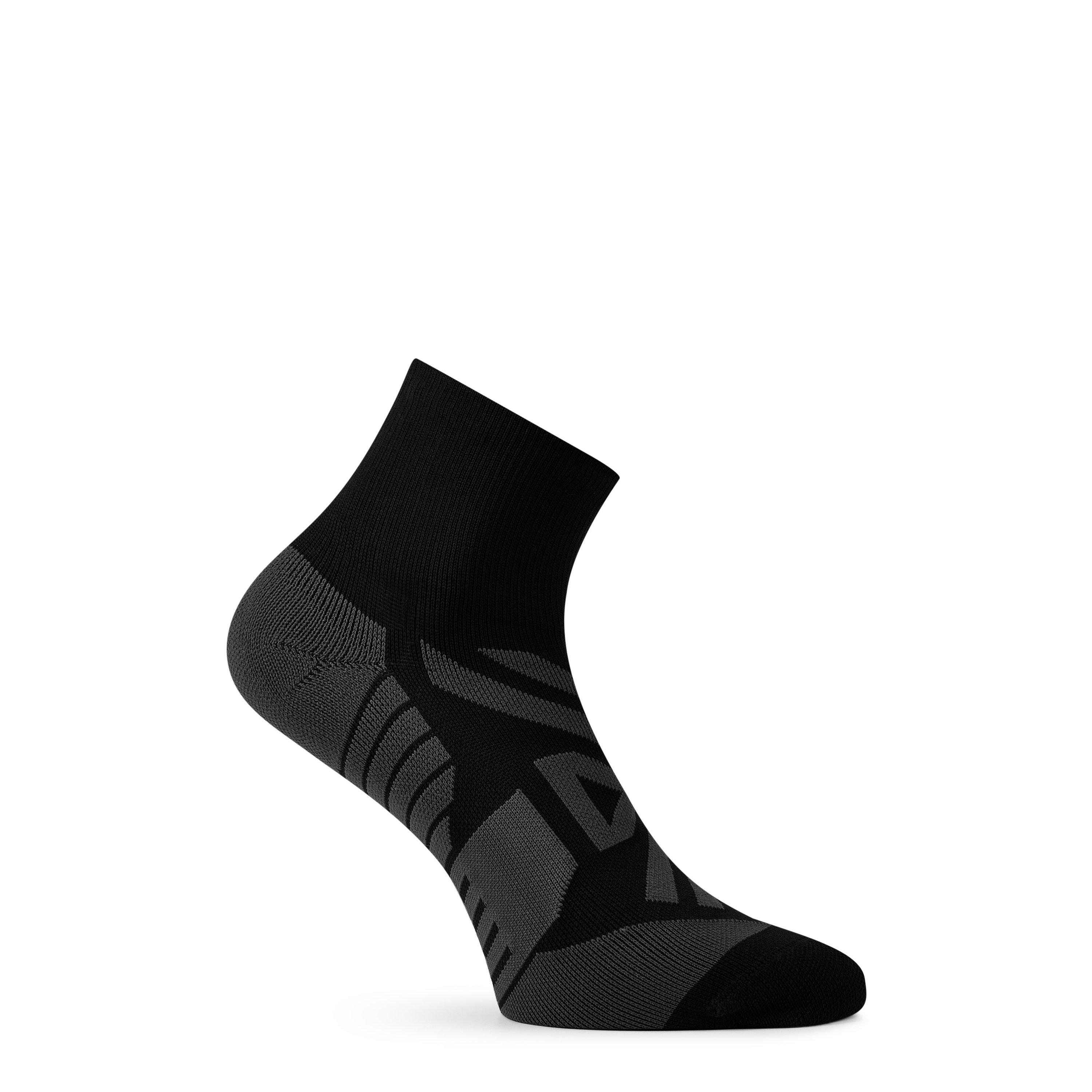 Black/Shadow - On - Performance Mid-Rise Sock Womens - 1
