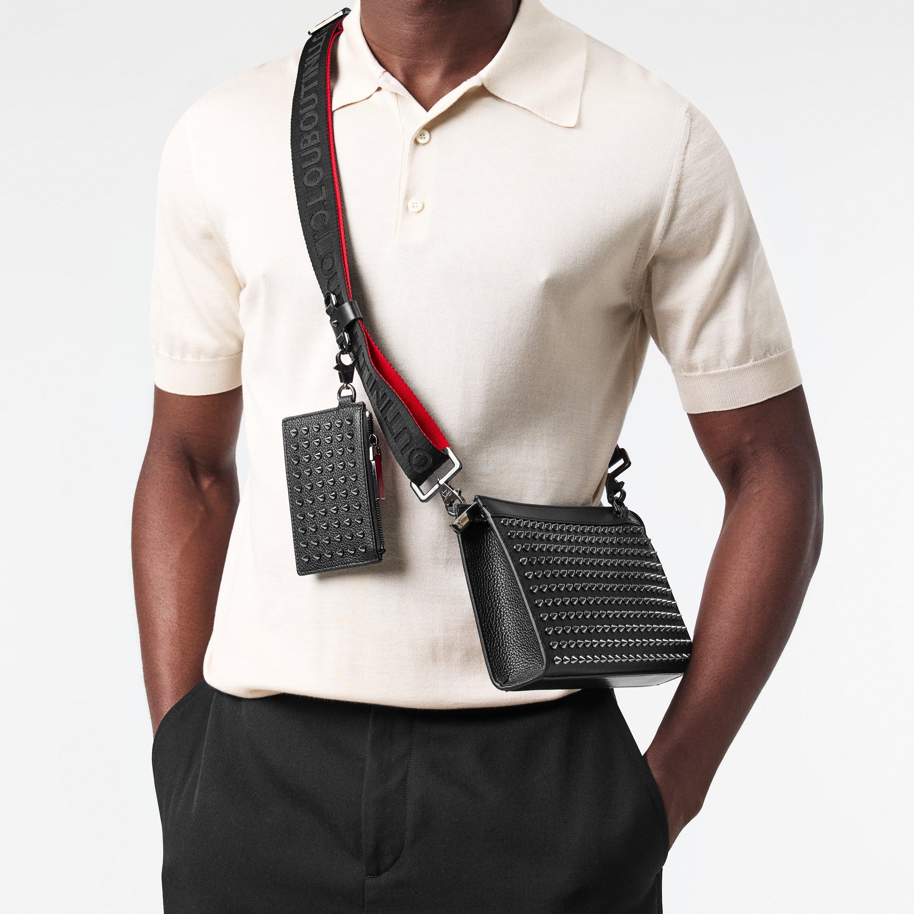 Black Gun Metal - Christian Louboutin - Funky Crossbody Bag - 3