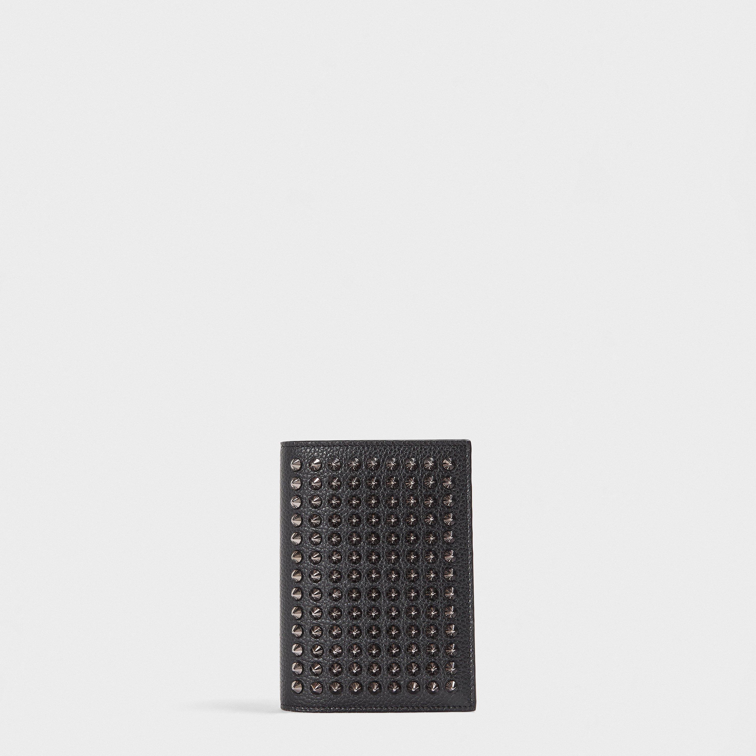 Black Gun Metal - Christian Louboutin - Funky Passport Holder - 1