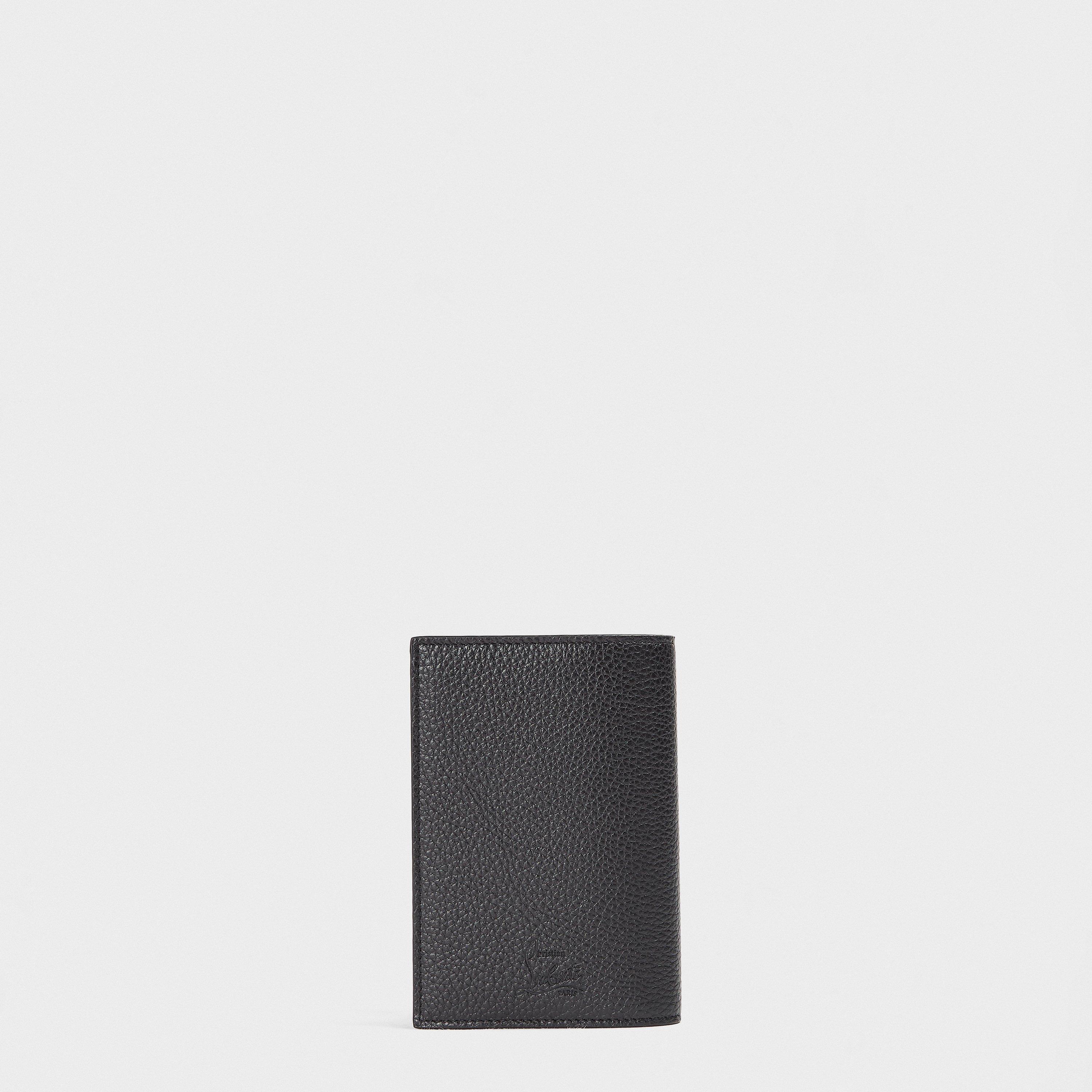 Black Gun Metal - Christian Louboutin - Funky Passport Holder - 2