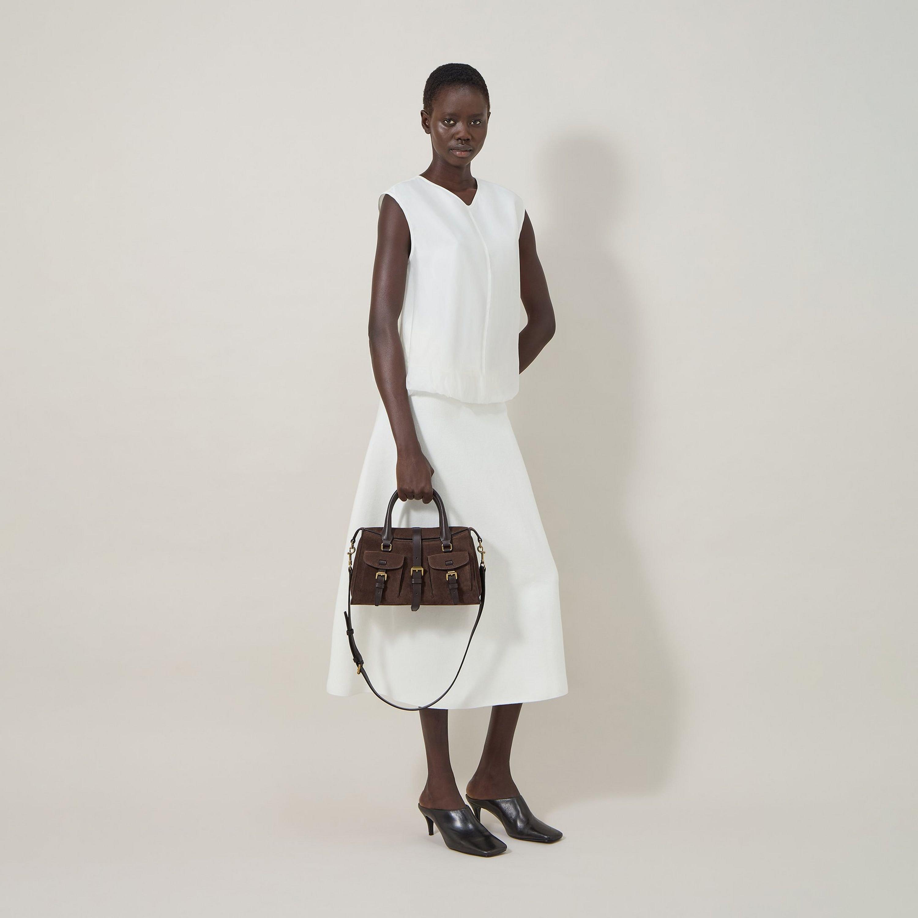 Chocolate - Mulberry - Women's Roxanne Cross Body Bags - 6